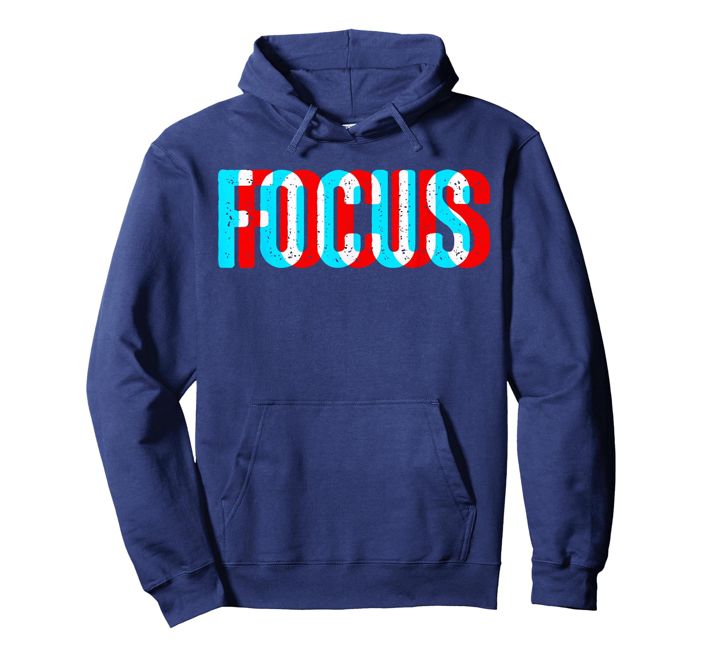 Focus - Optical Illusion Trippy Motivational T-Shirt