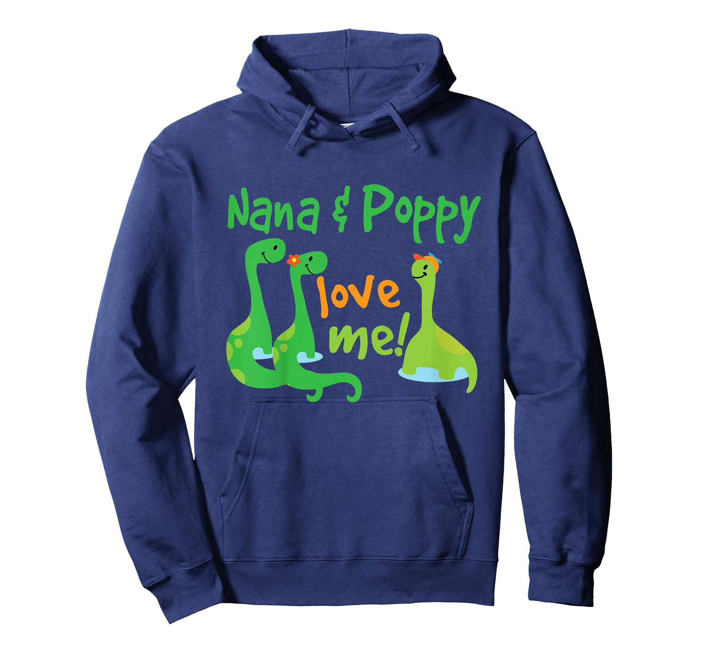Kids Nana and Poppy Love Me Grandson Dinosaur T-Shirt