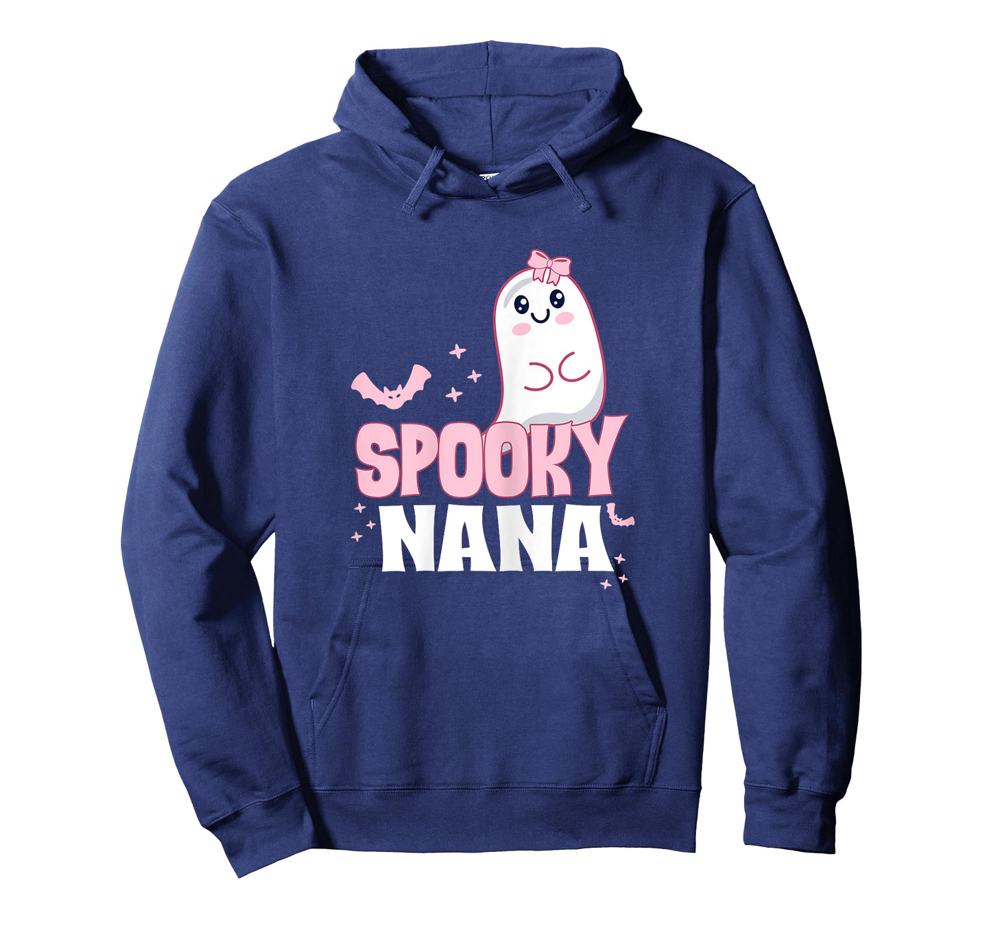 Spooky Nana Family Cute Pink White Ghost Boo Halloween T-Shirt