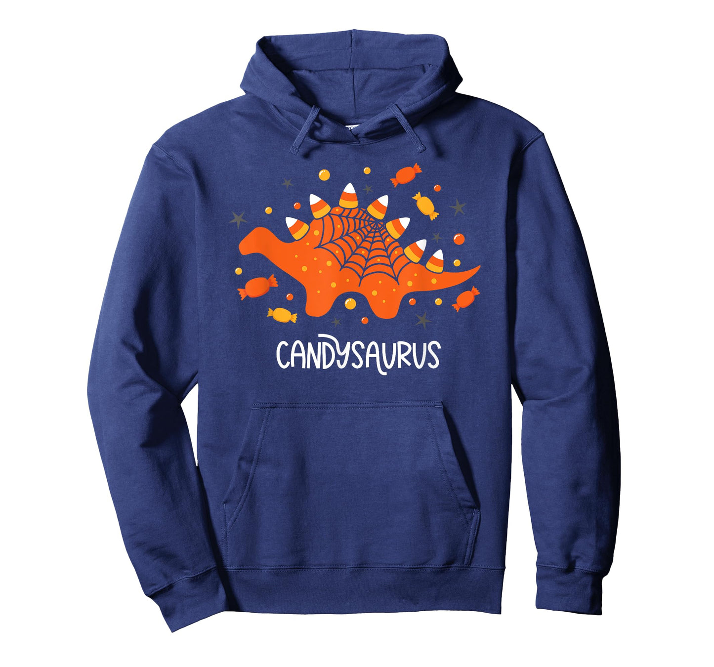 Funny Candy Corn Candy Saurus Dinosaur Halloween T-Shirt