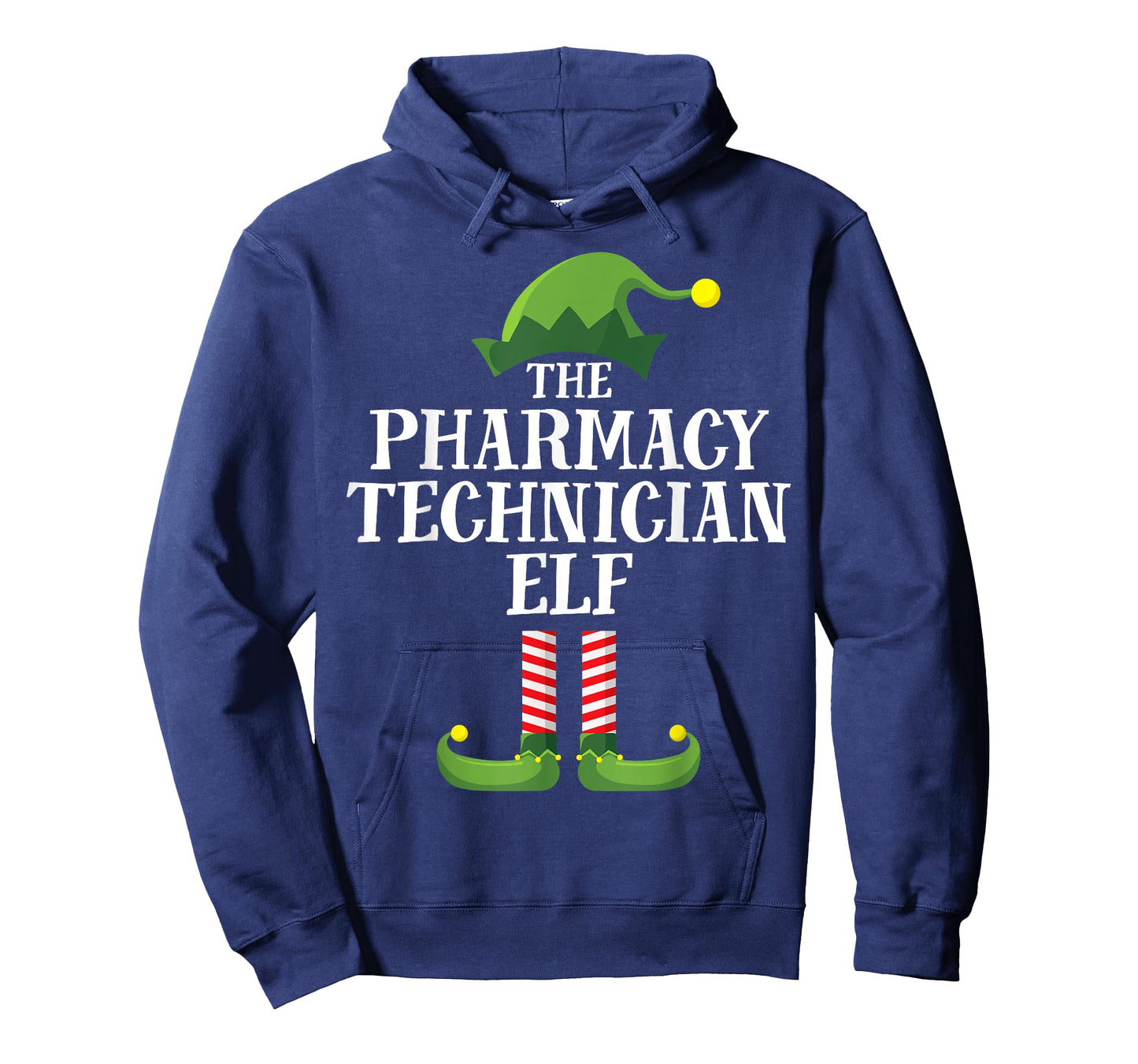 Pharmacy Tech Elf Matching Family Group Christmas Party PJ T-Shirt