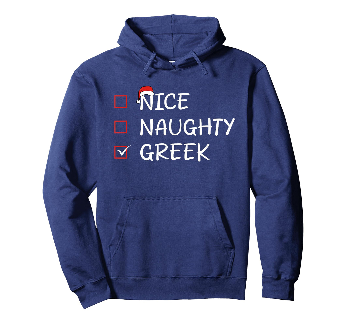 Nice Naughty Greek Heritage Christmas Greece T-Shirt