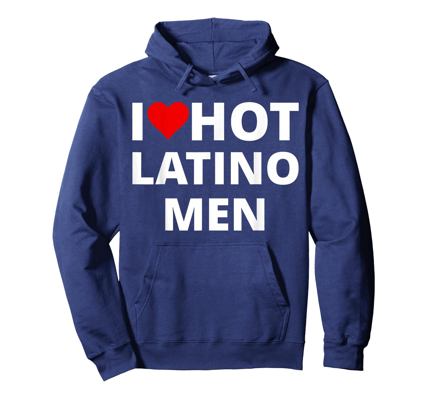 I Love Hot Latino Men, With A Red Heart T-Shirt