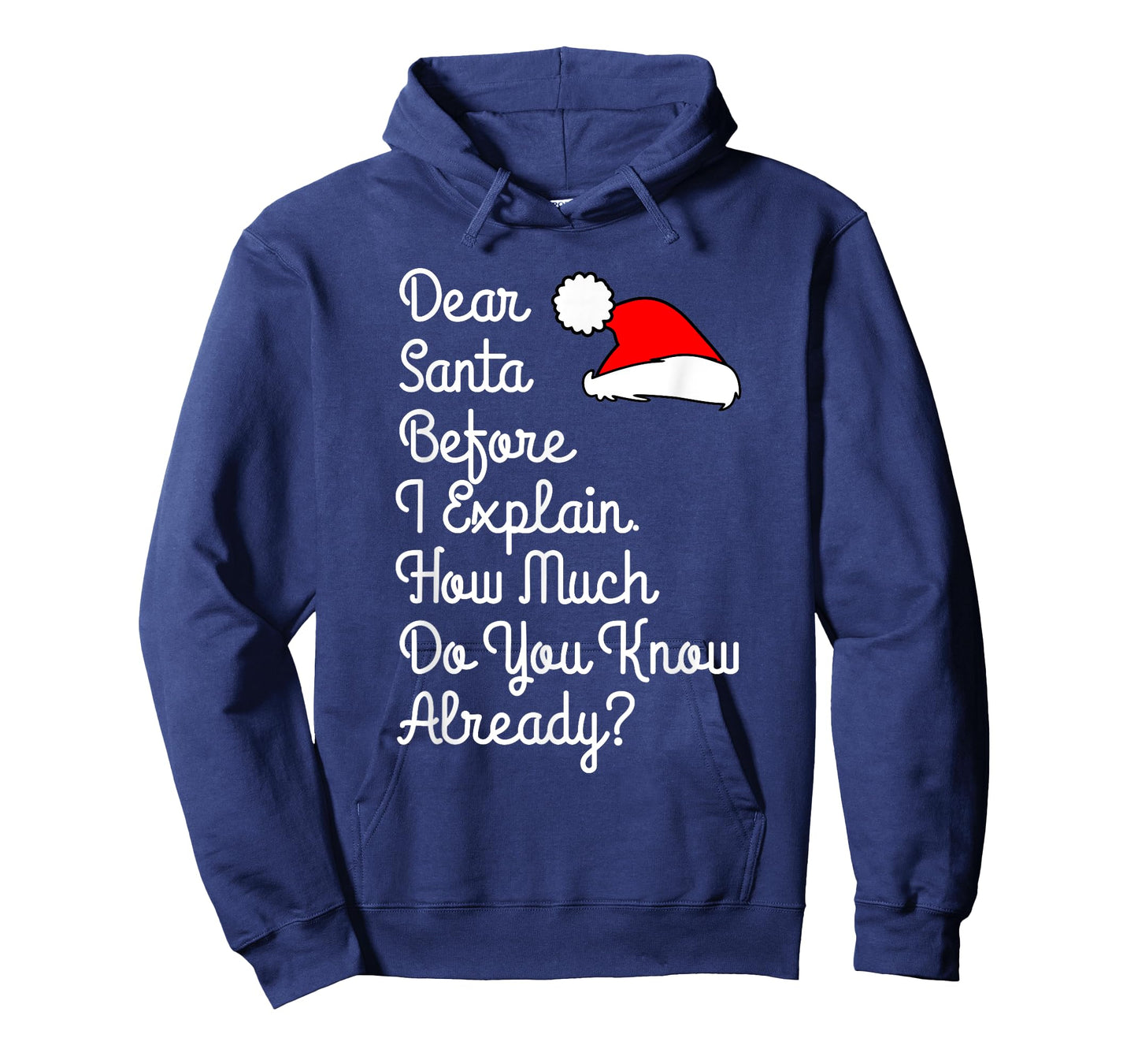 Dear Santa Before I Explain How Much Do You Know Already T-Shirt
