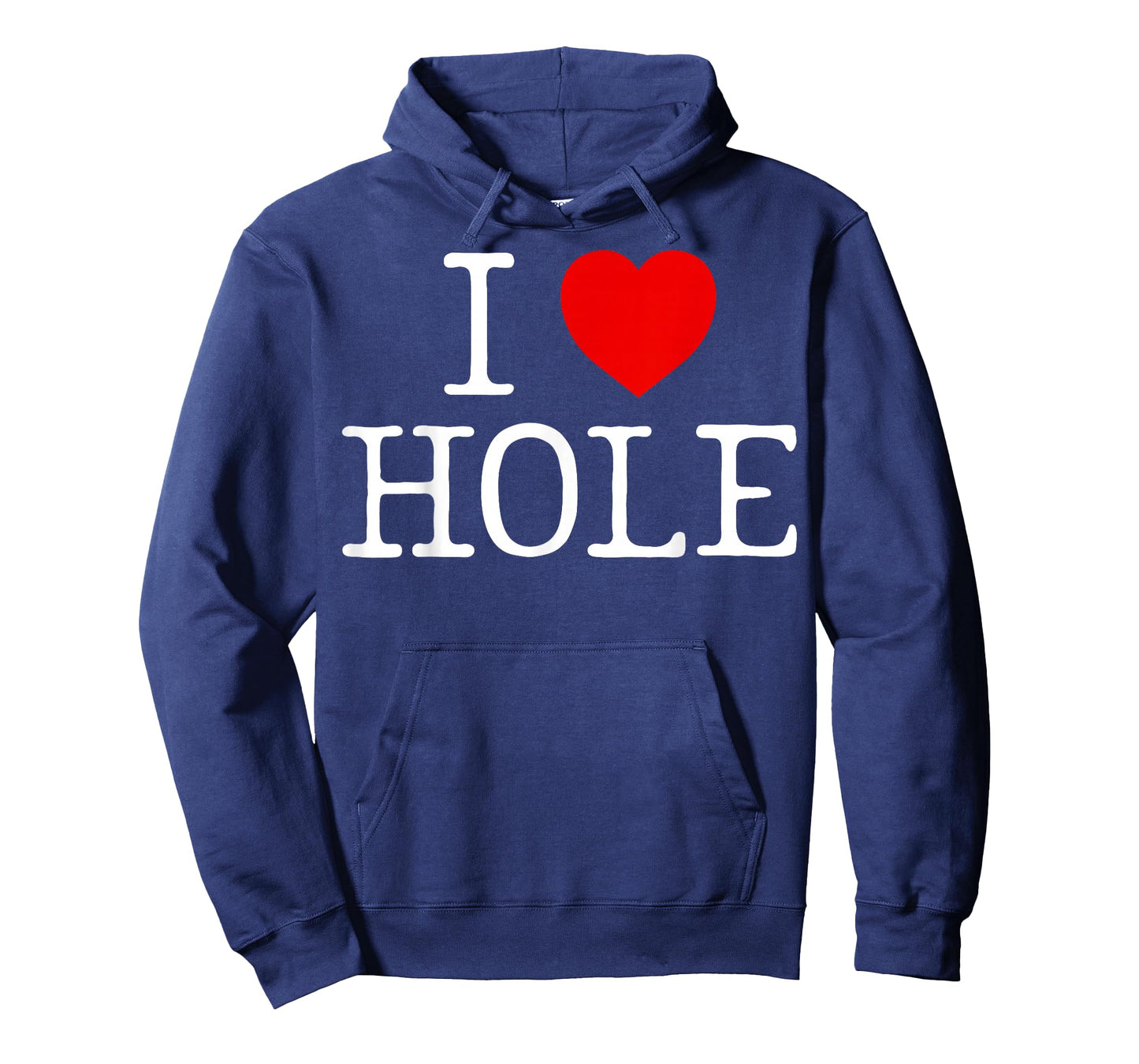 I Heart Hole I Love Hole Red Heart Anime Meme Funny T-Shirt