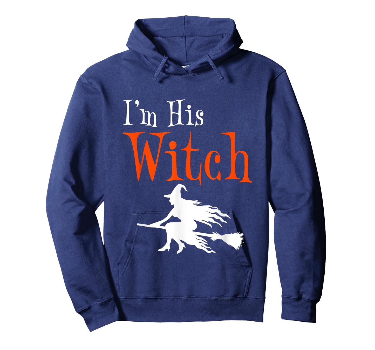 I'm His Witch Funny Matching Couple Halloween Costume T-Shirt