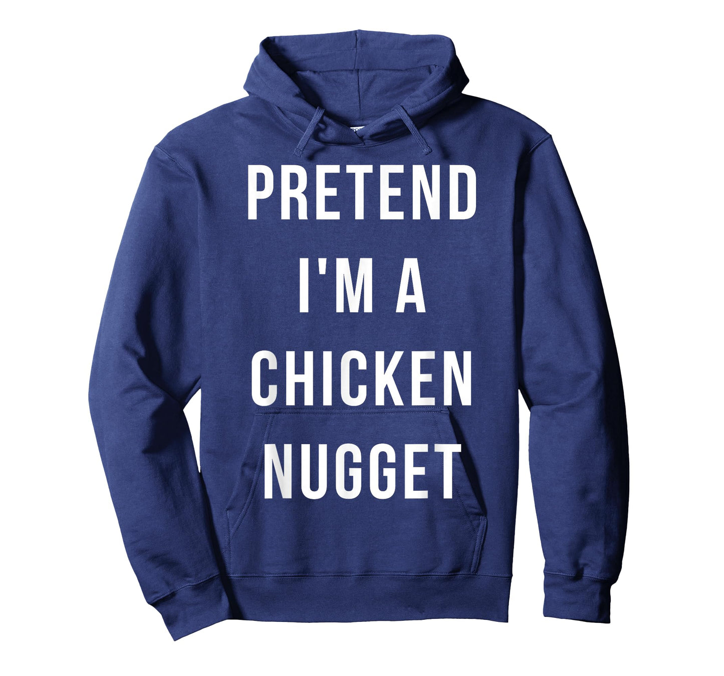 Pretend I'm A Chicken Nugget Halloween Lazy Minute Costume T-Shirt