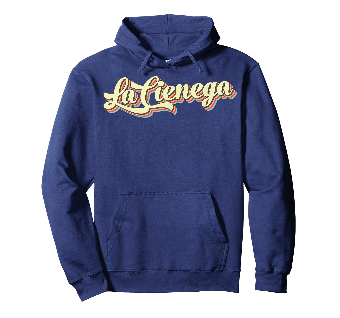 La Cienega TShirt Retro Art Baseball Font Vintage T-Shirt