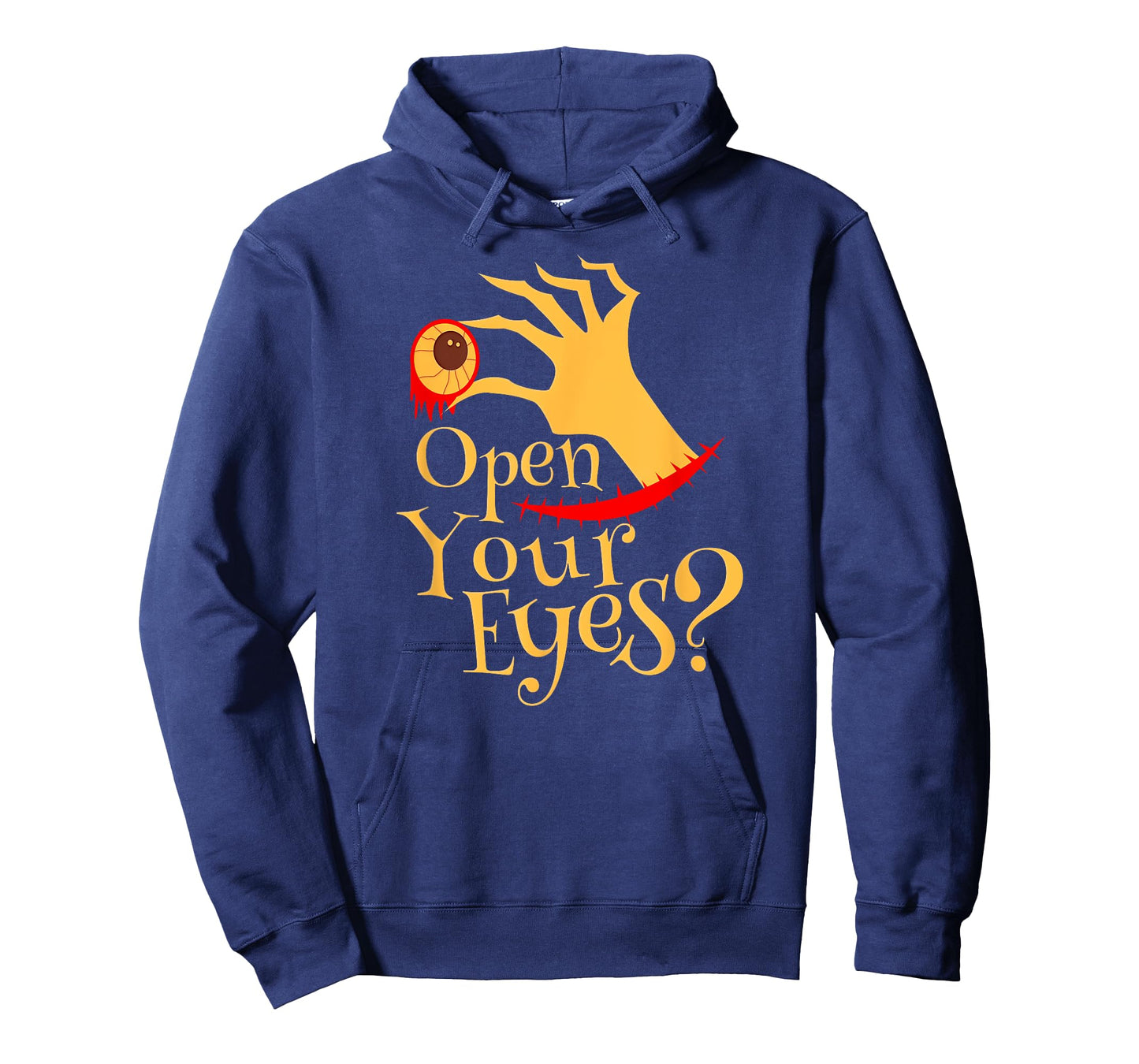 Halloween Open Your Eyes Scary Eyeball Costume T-Shirt