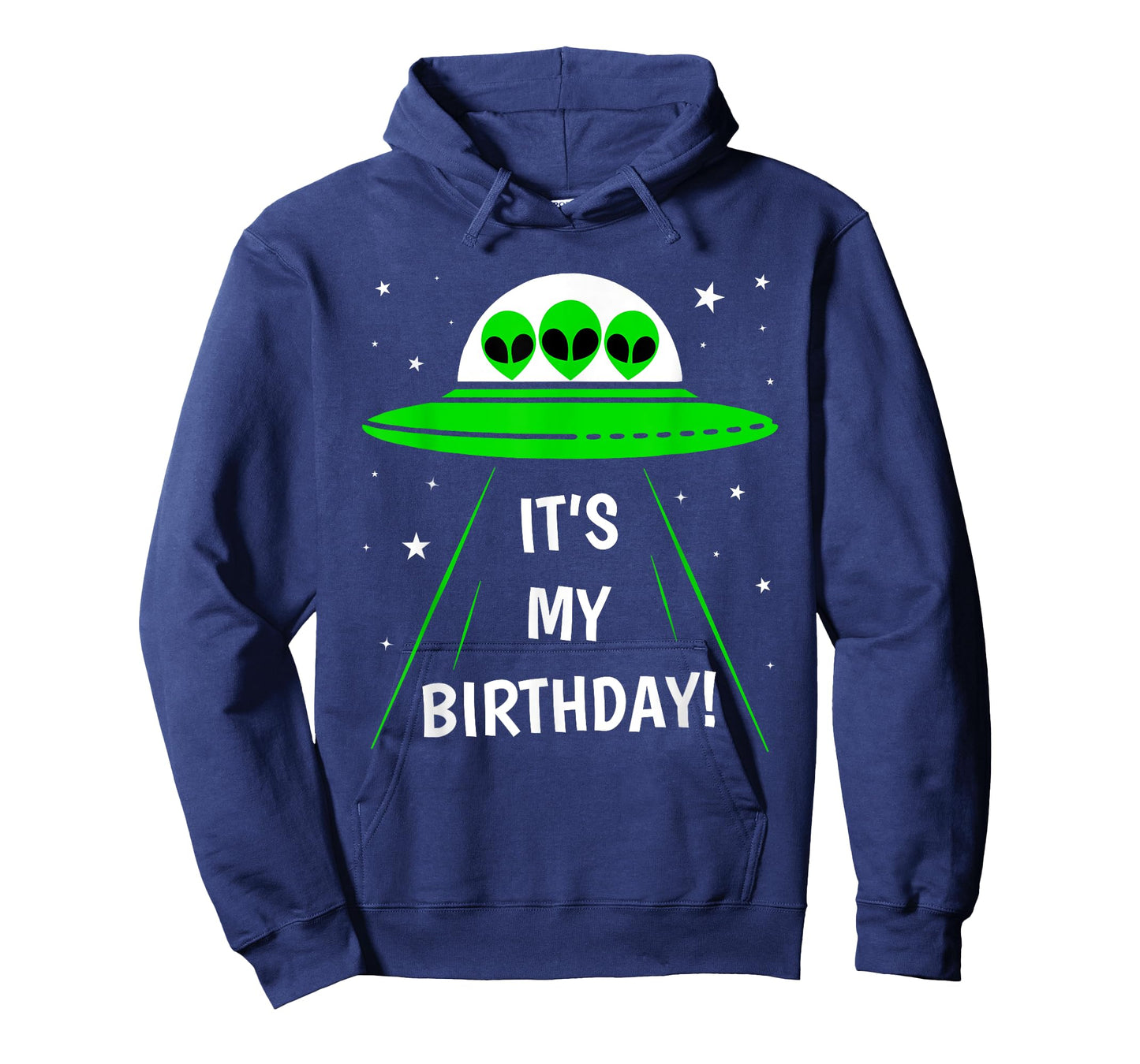 It's My Birthday Cute Alien UFO Ship In Space Funny Alien T-Shirt