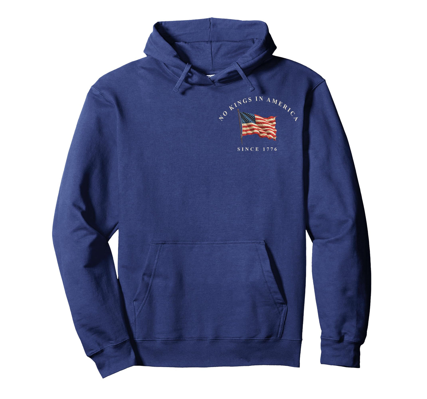 No Kings In America Since 1776 USA Flag 4th of July 2 Sided T-Shirt