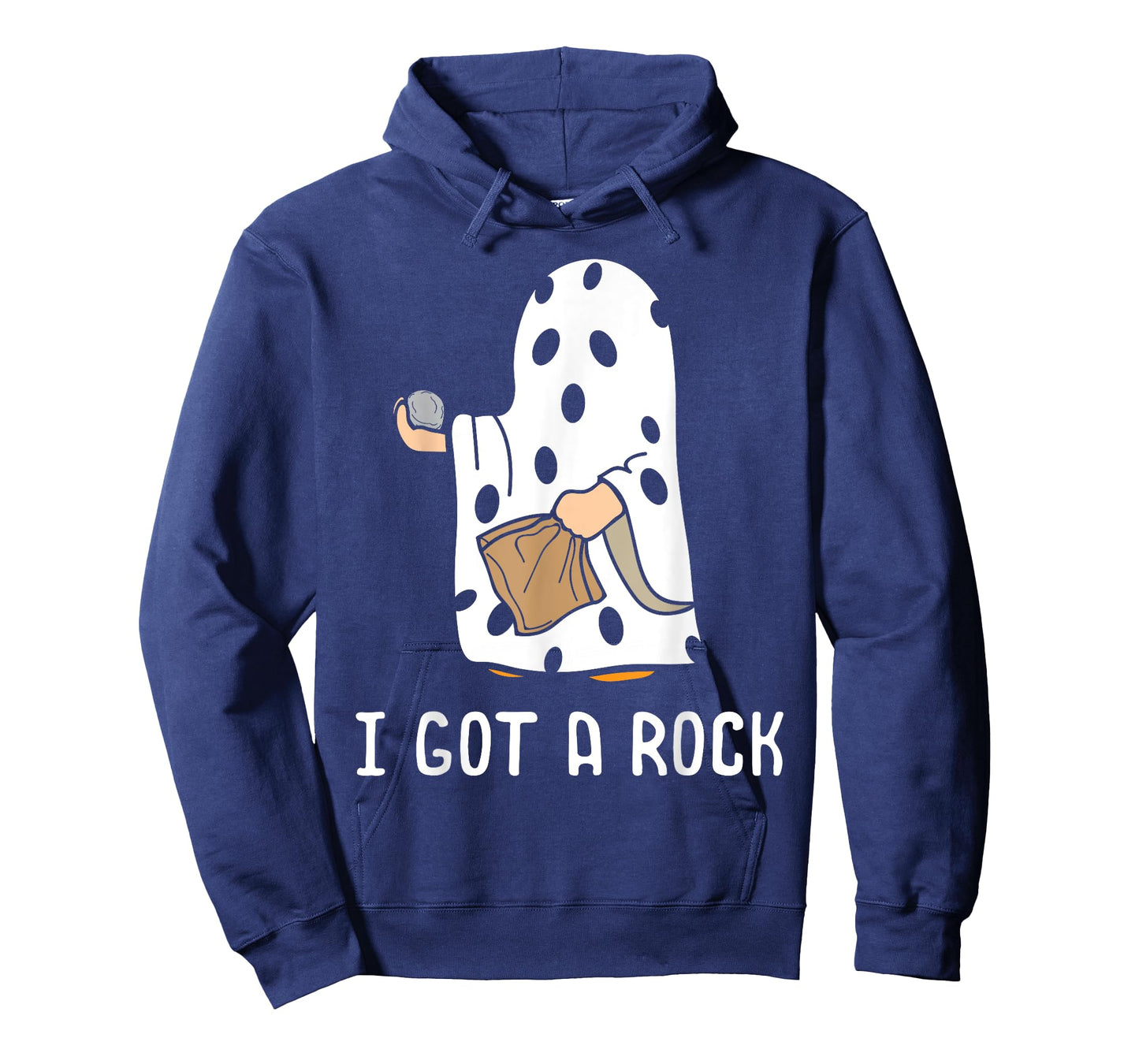 I Got A Rock Funny Halloween Trick Or Treating Ghost T-Shirt