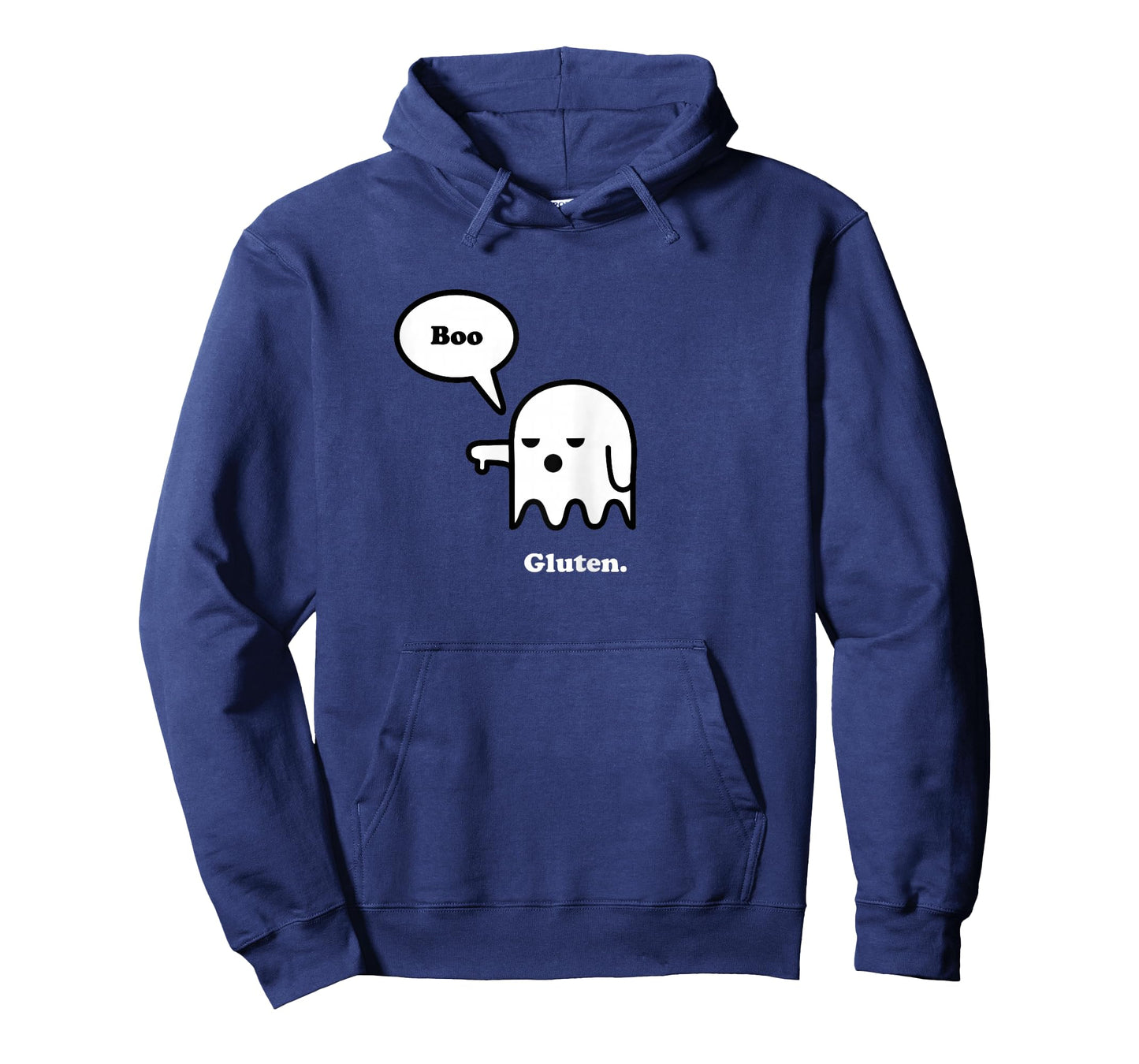 Funny Gluten Free Shirts, Halloween Ghost Boo, I Hate Gluten T-Shirt