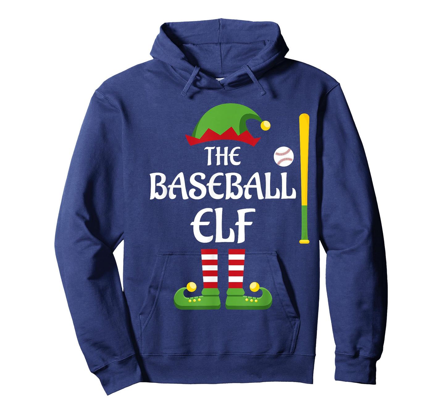 Baseball Elf Family Matching Group Christmas Sporty T-Shirt