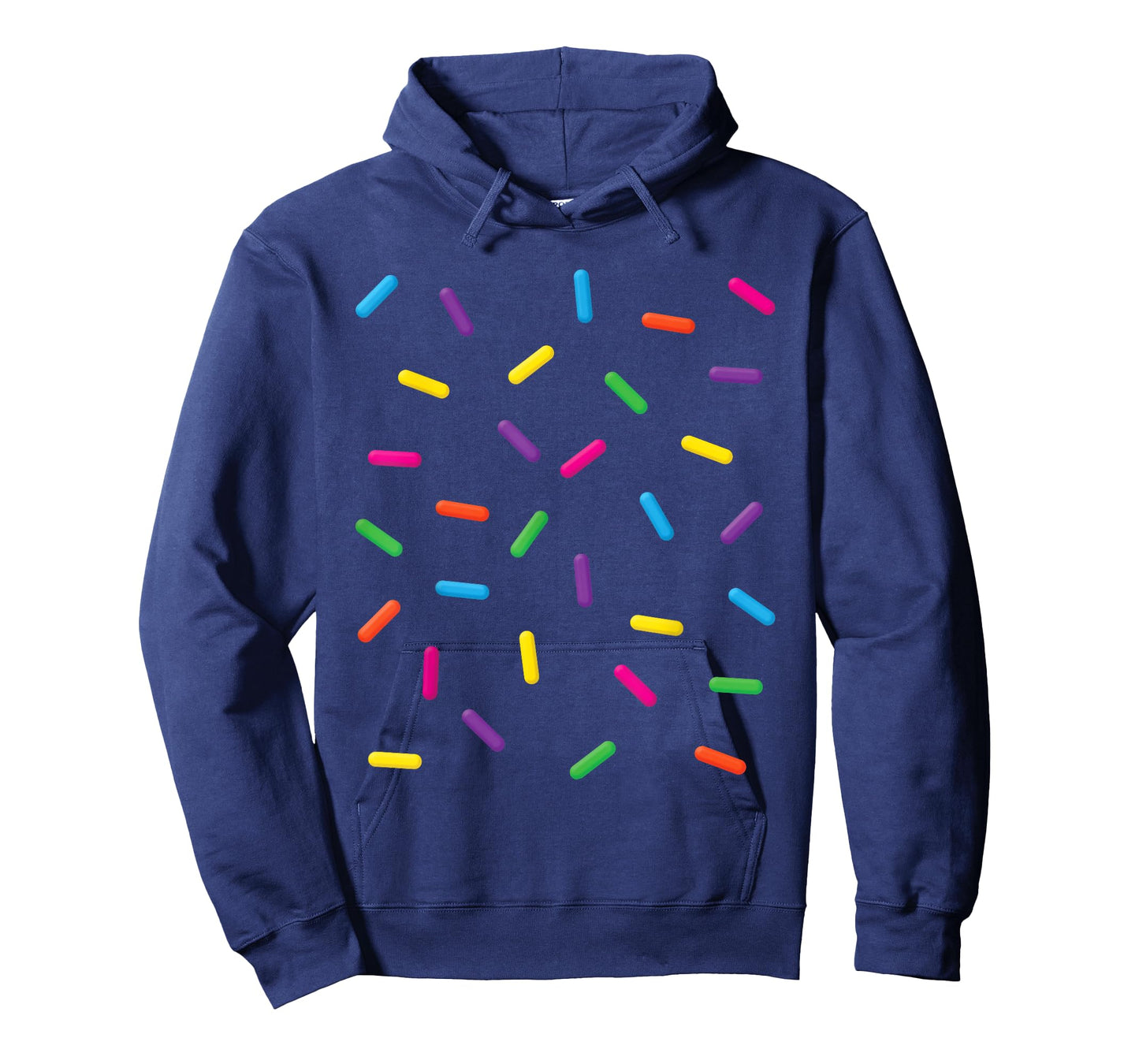 Funny Ice Cream Rainbow Sprinkles Jimmies Halloween Costume T-Shirt for Men Women Kids