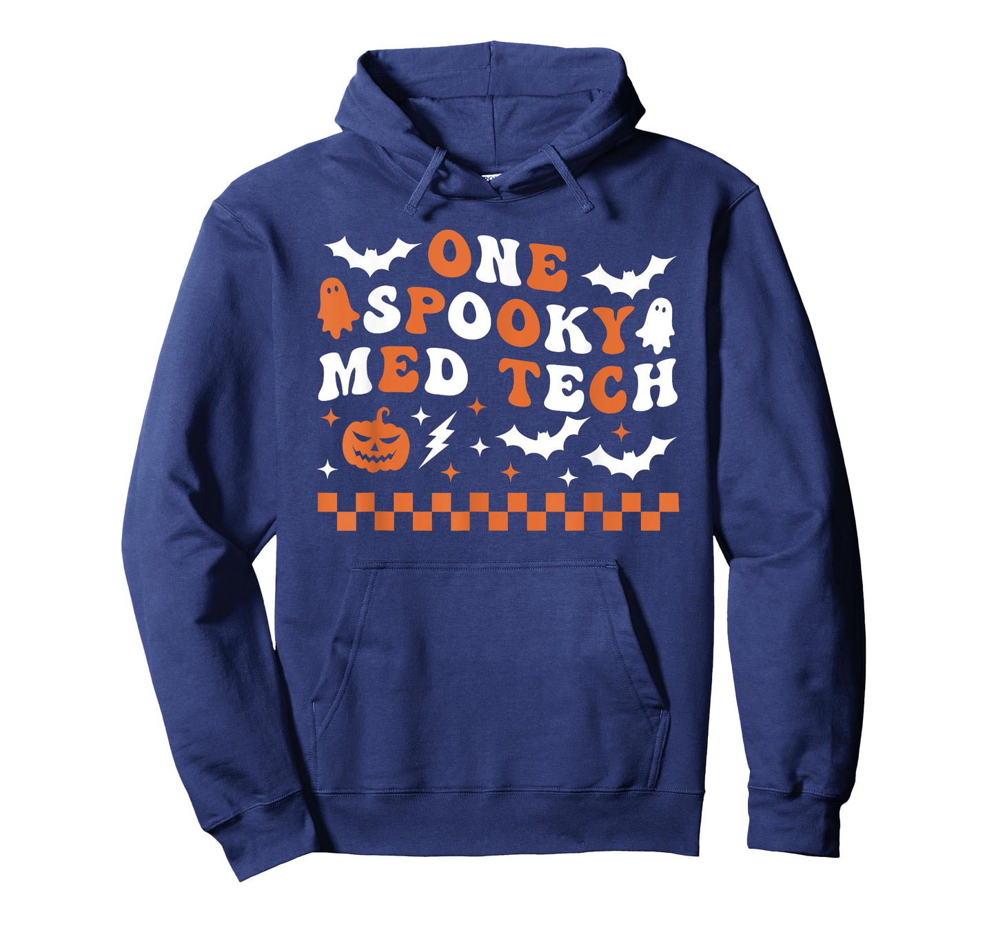 One Spooky Med Tech Halloween Retro Groovy Healthcare T-Shirt