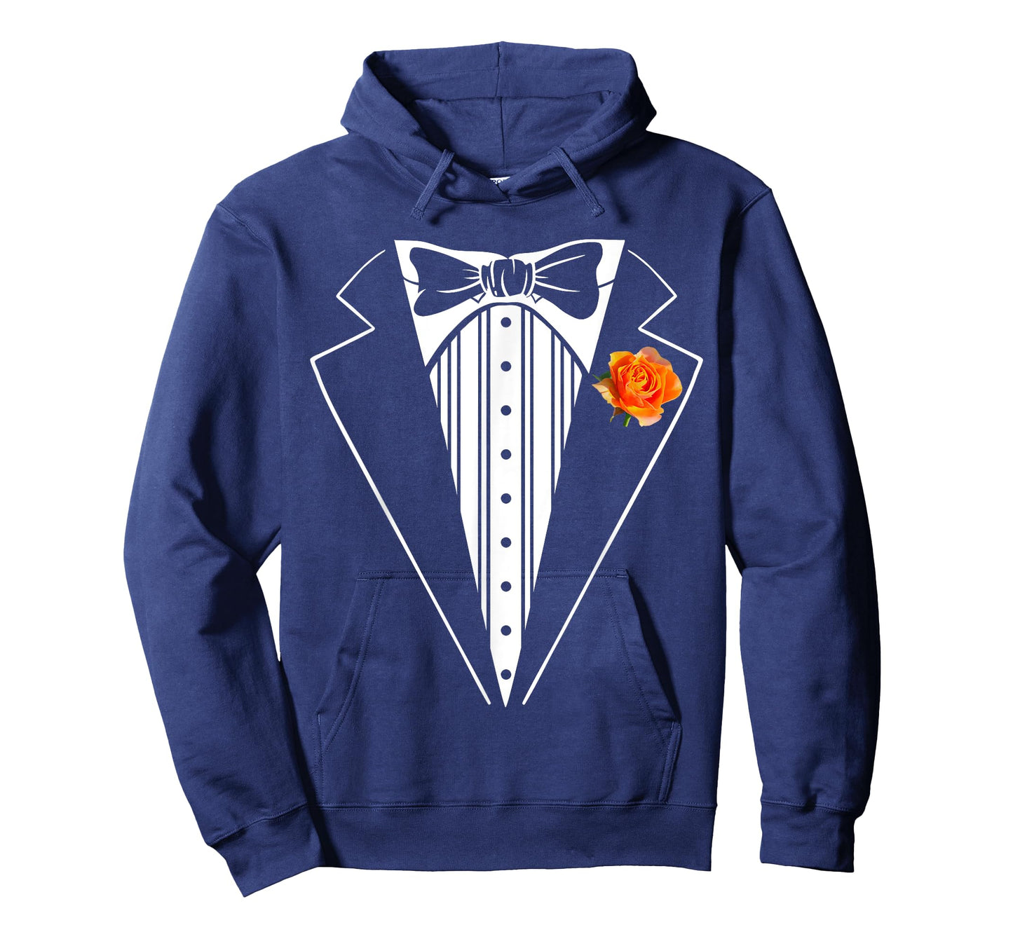 Kids Adult Orange Tuxedo, Toddler Tux Costume Youth Tux T-Shirt