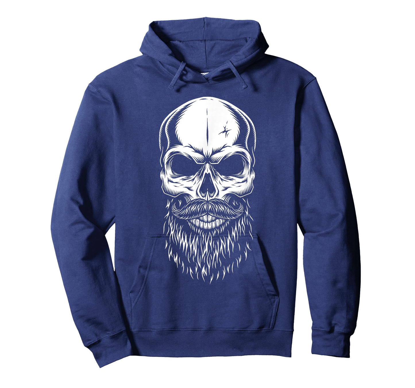 Bearded Skull Lazy Halloween Costume Cool Skeleton Beard T-Shirt