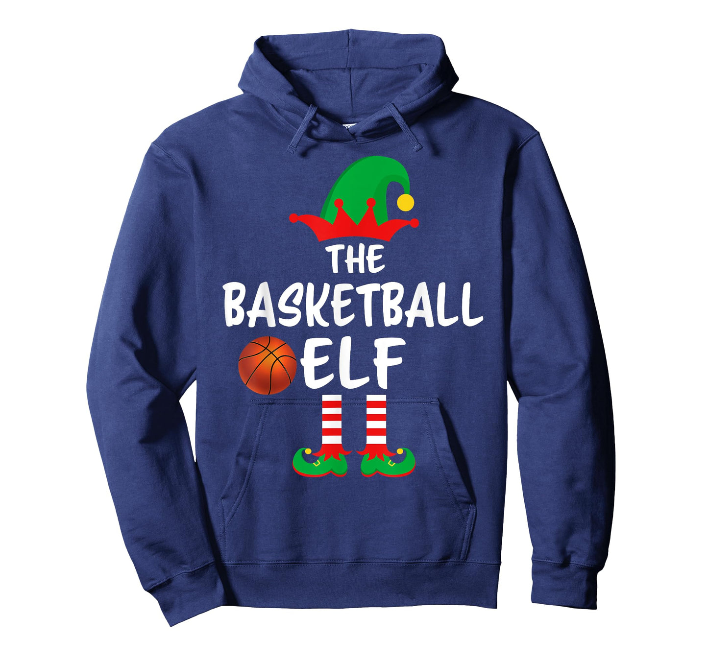 The Basketball Elf Matching Family Christmas T-Shirt
