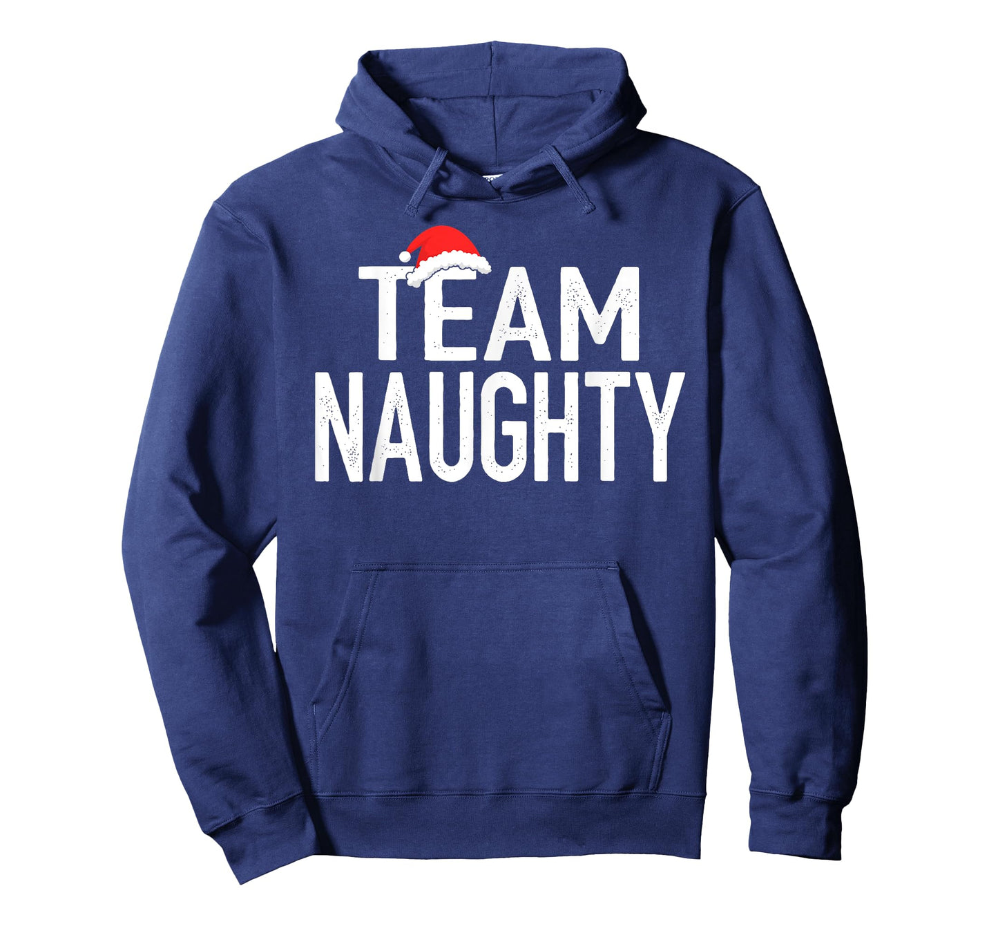 Christmas Couple Santa Claus Pajama Shirts, Team Naughty T-Shirt