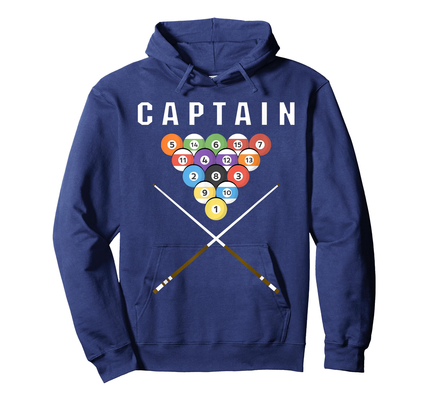 Captain Pool Billiard Team Gift T-Shirt