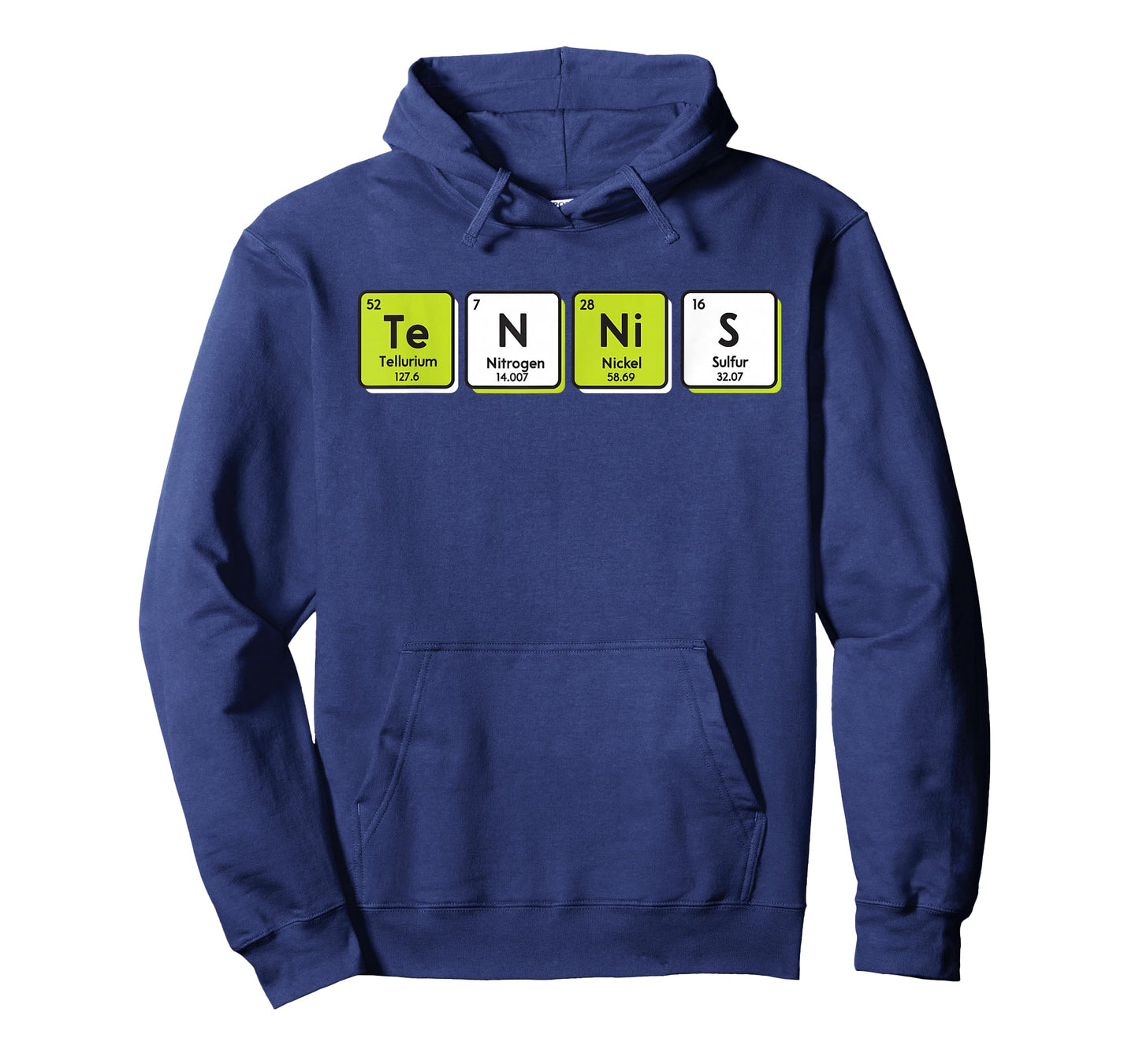 Tennis Periodic Table Elements Sport Funny Player Coach Gift T-Shirt