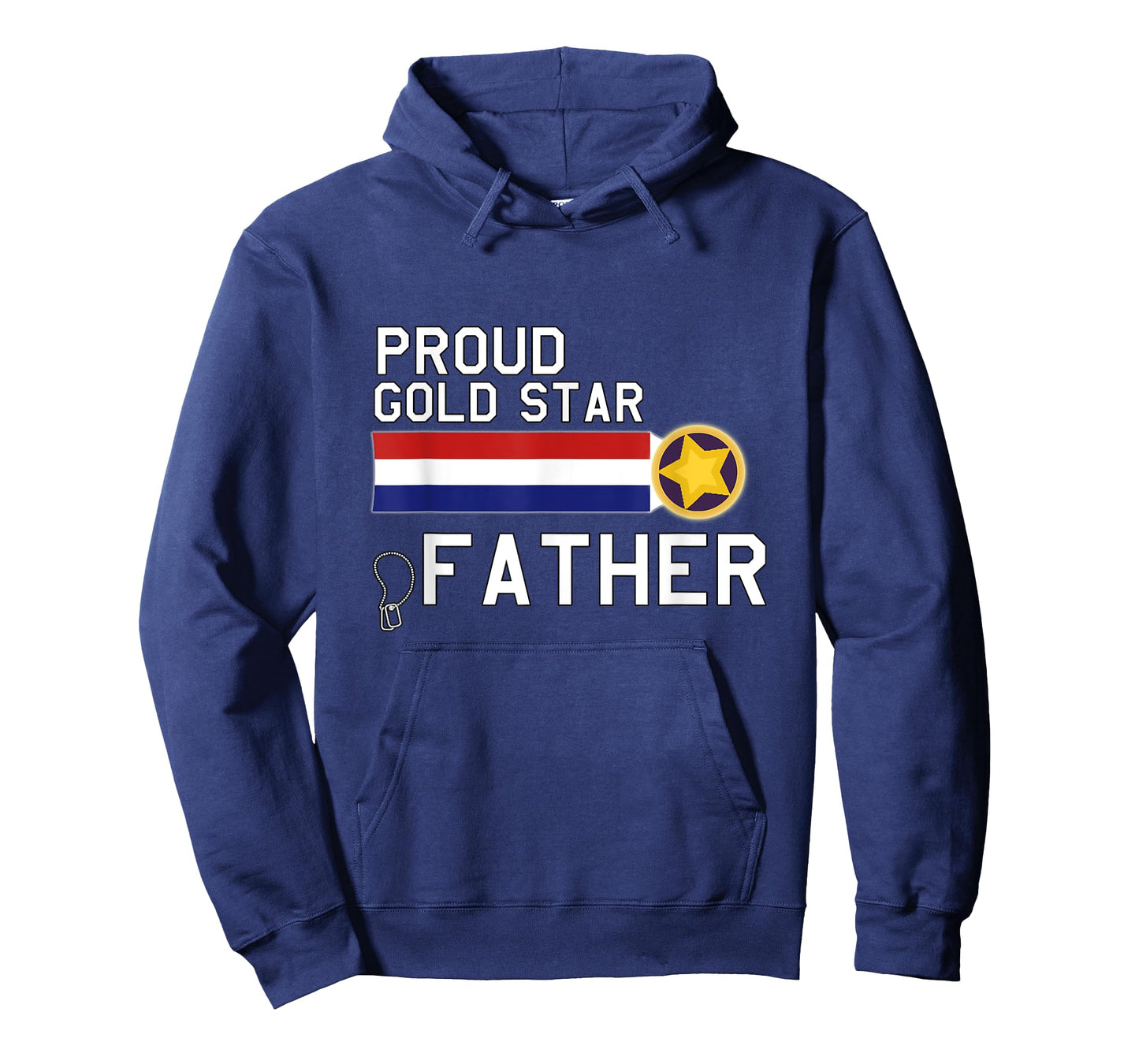 GOLD STAR Father (Proud Military Family) T-Shirt