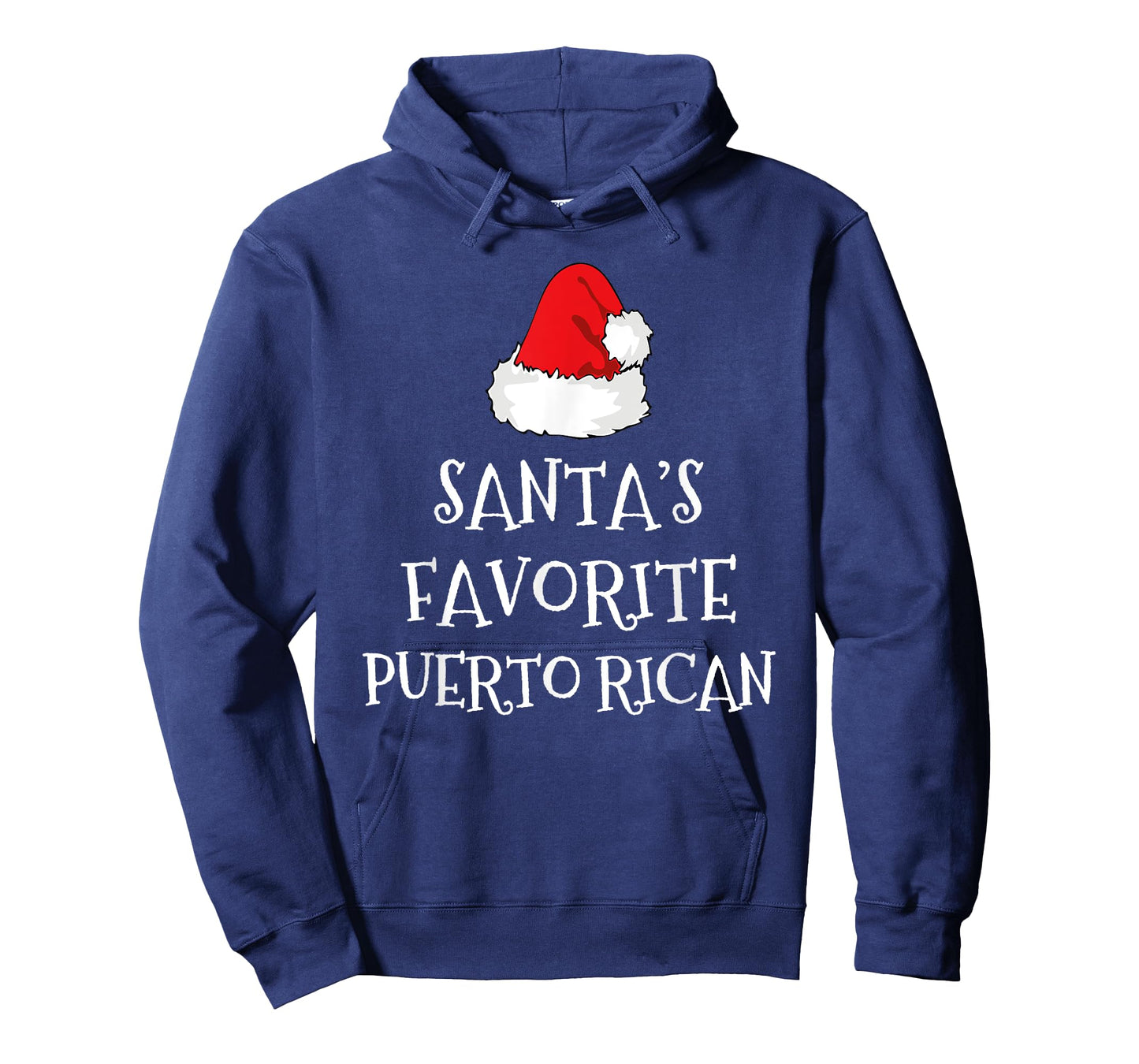 Santa's Favorite Puerto Rican Christmas Hat Funny Xmas Rico T-Shirt