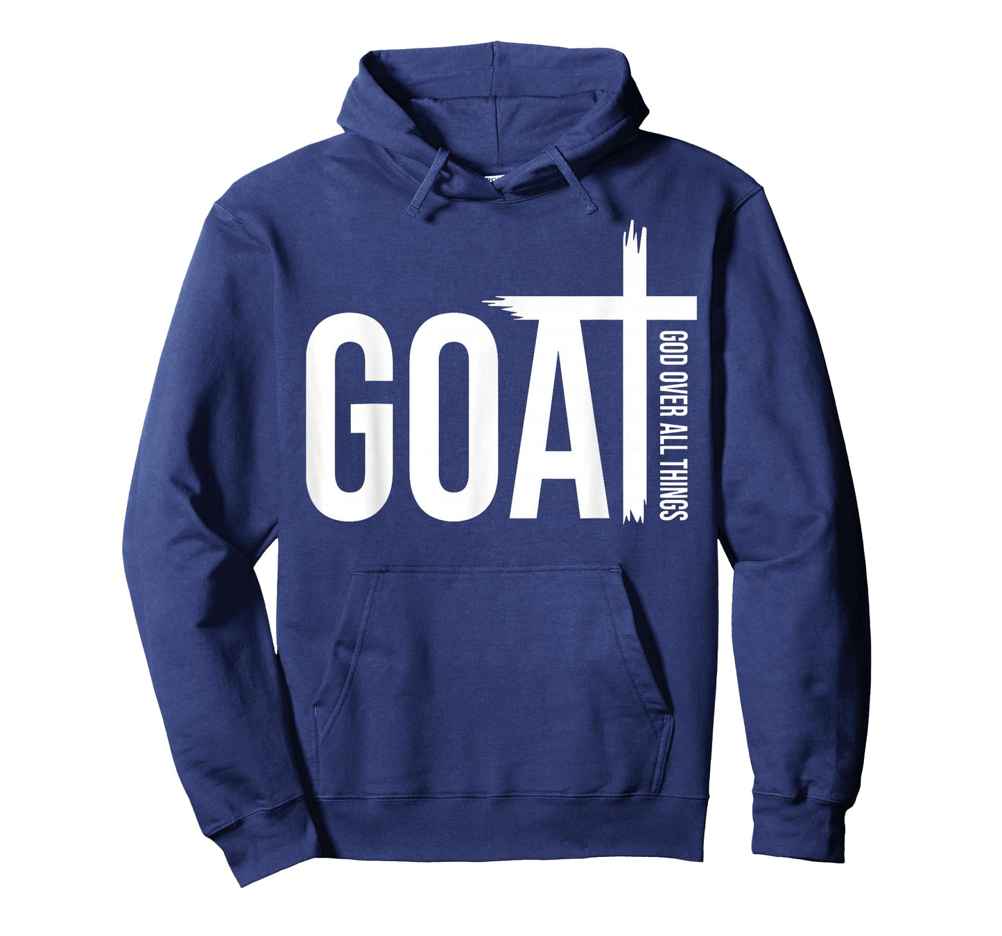 Goat God Over Things Funny Goat Father Lover Christian Faith T-Shirt