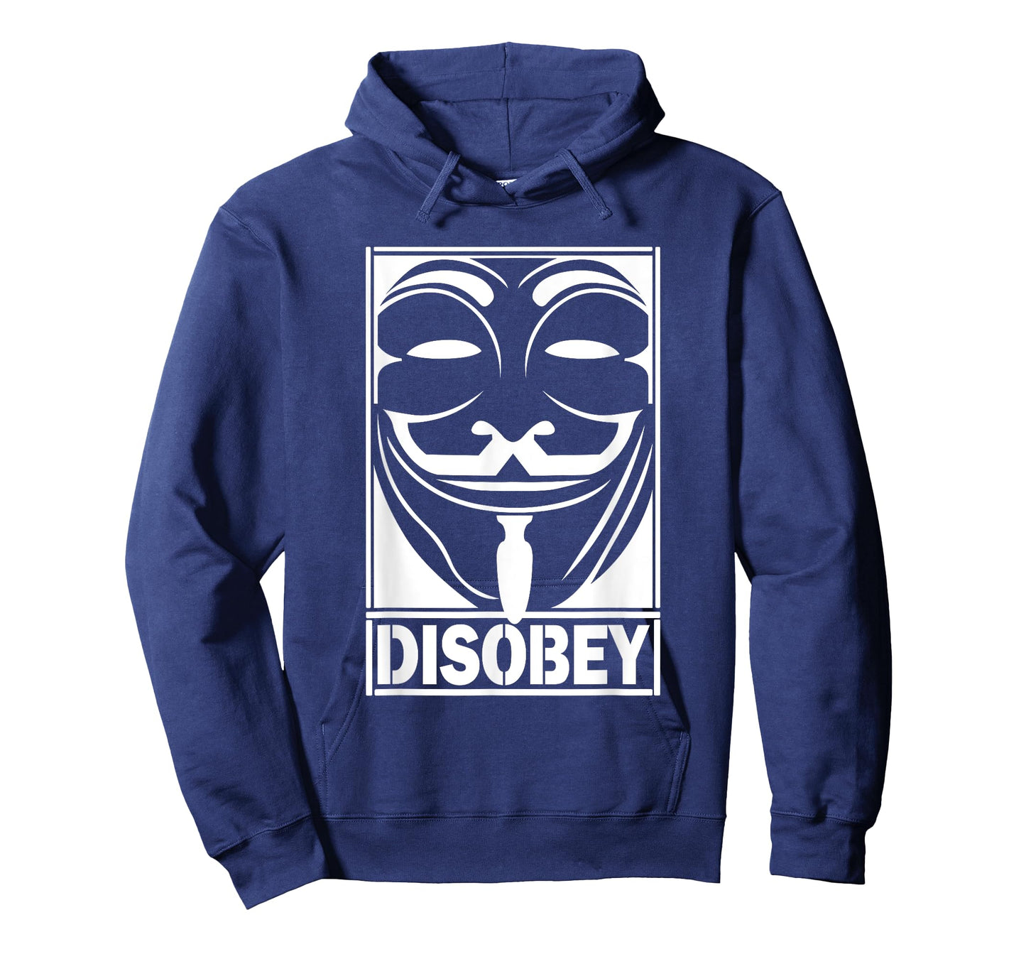 Disobey Big Face Anonymous Anon Revolution Hacker T-Shirt