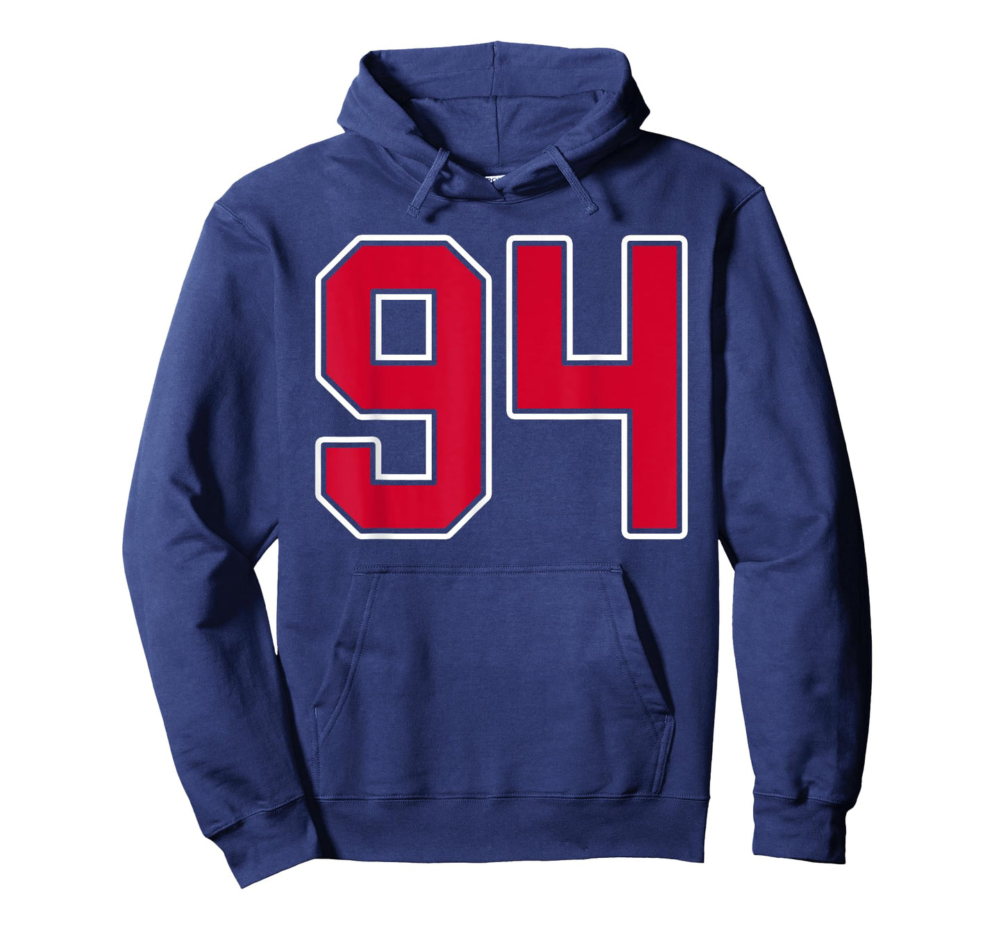 Red White Number 94 Jersey Player Uniform #94 T-Shirt