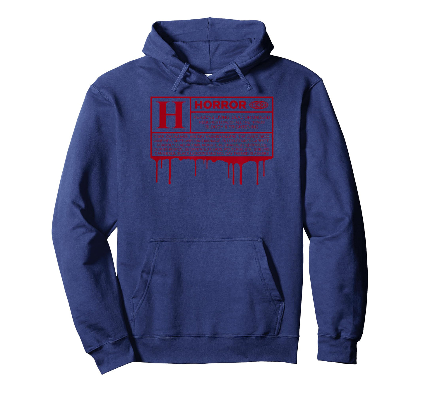 Rated H Horror Movie Label in Red. T-Shirt