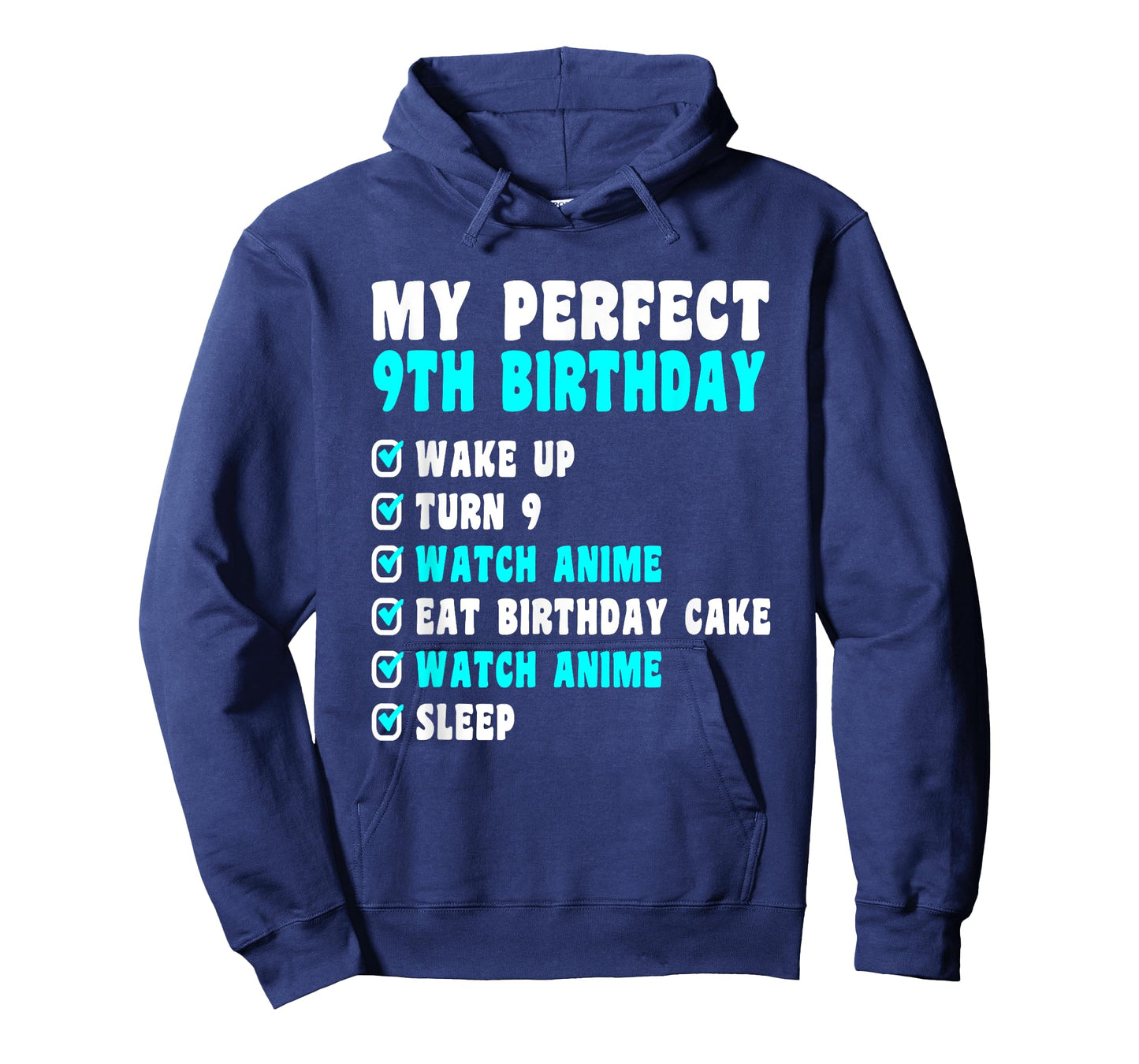 9 Years Old My Perfect 9th Birthday Anime 9th Birthday T-Shirt
