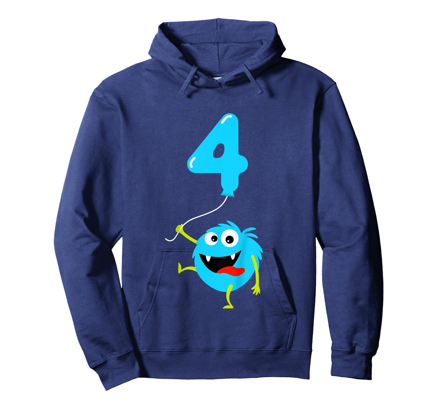 4th Birthday Cute Monster Gift Shirt For 4 Year Old Boys T-Shirt