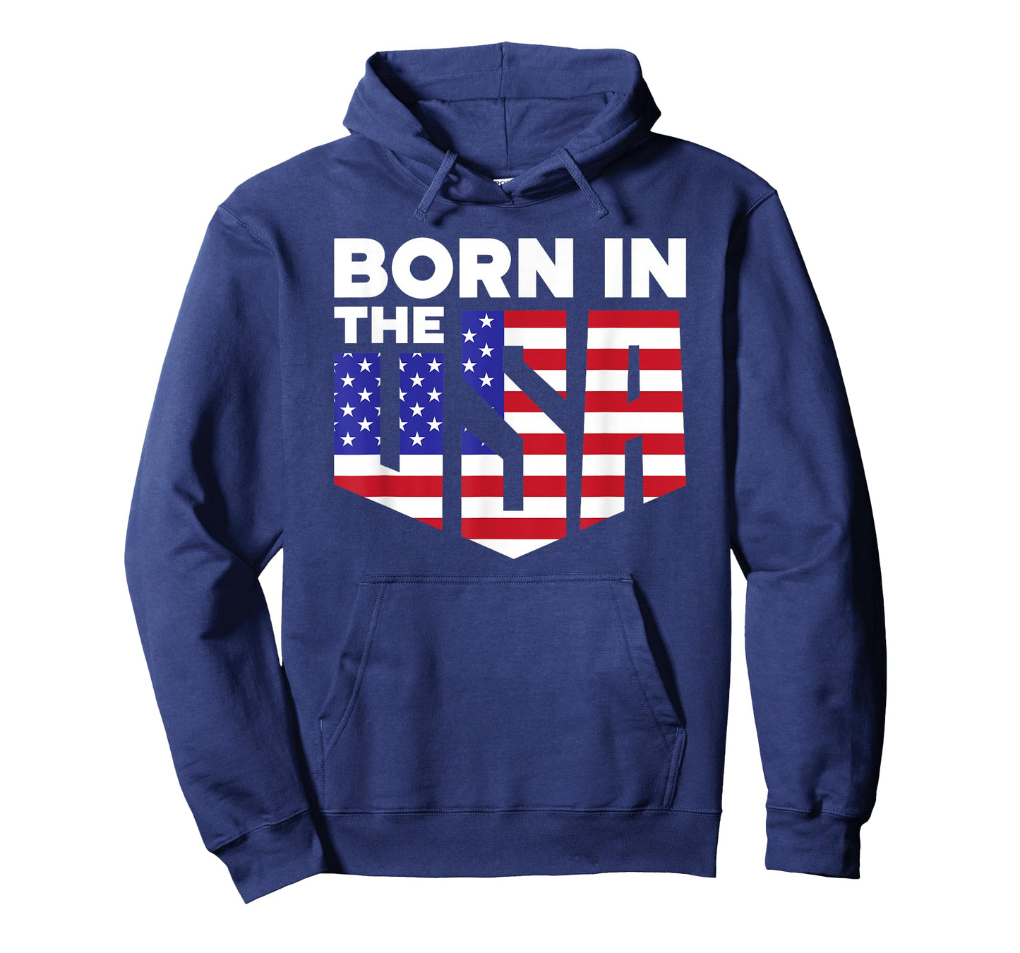 Born In The USA American Patriotic US Flag Patriot T-Shirt for Women Kids Men