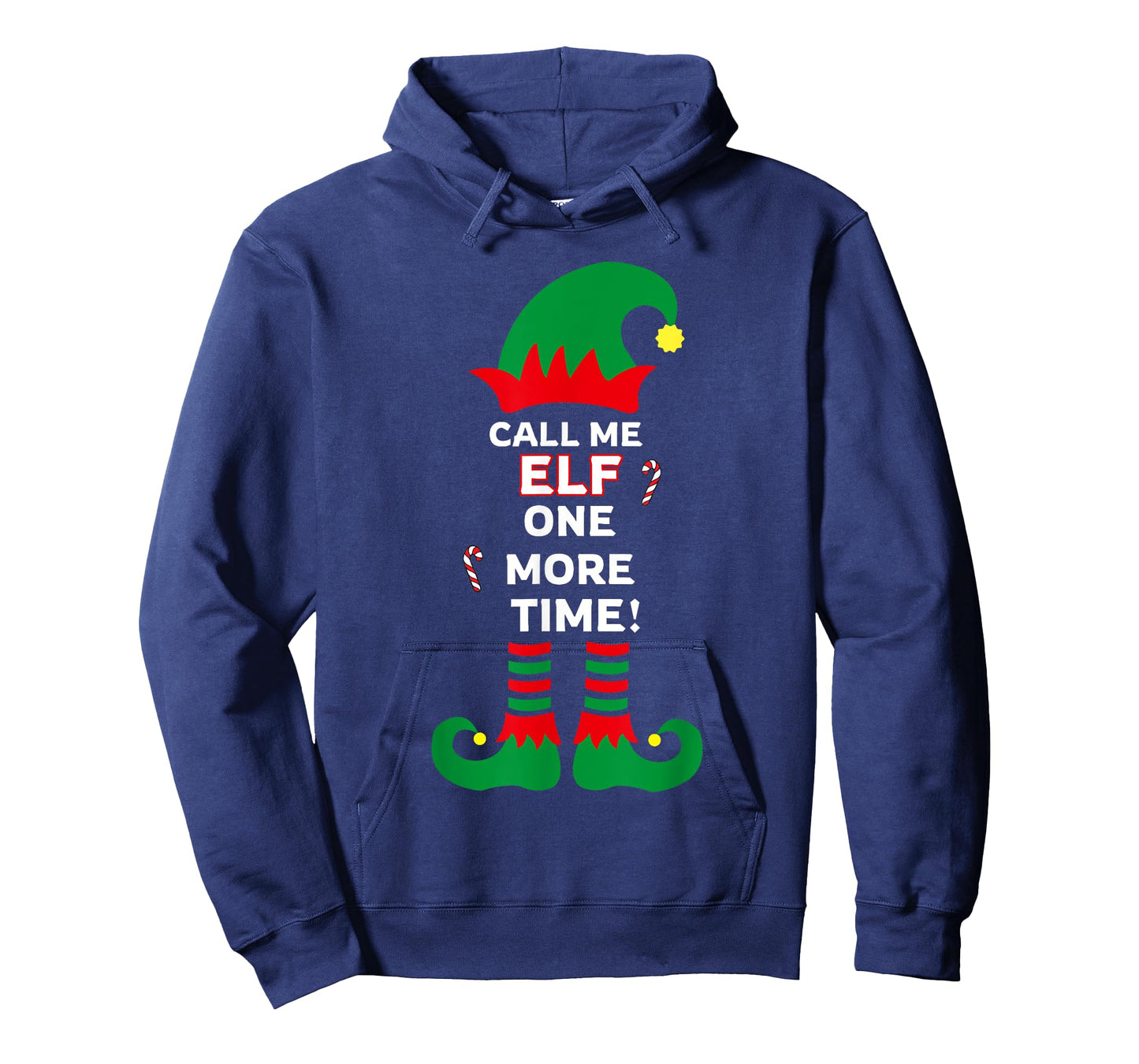 Call Me Elf One More Time Funny Short People Christmas T-Shirt