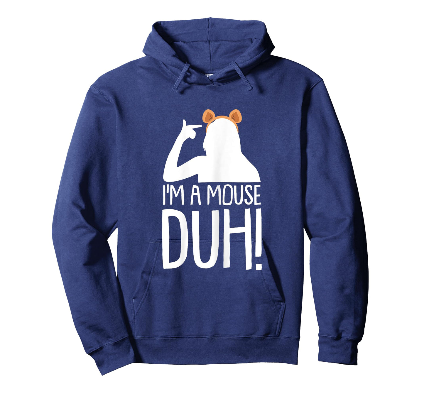 Im A Mouse Duh Lazy DIY Halloween Costume Funny Sarcastic T-Shirt