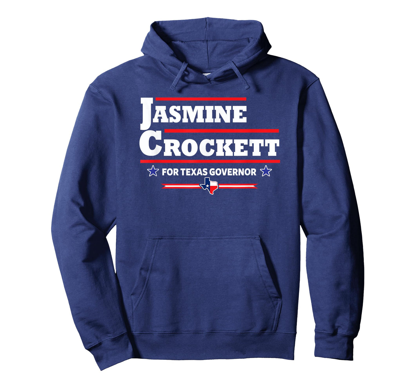 Jasmine Crockett for Texas Governor Democrat T-Shirt, Small, Black
