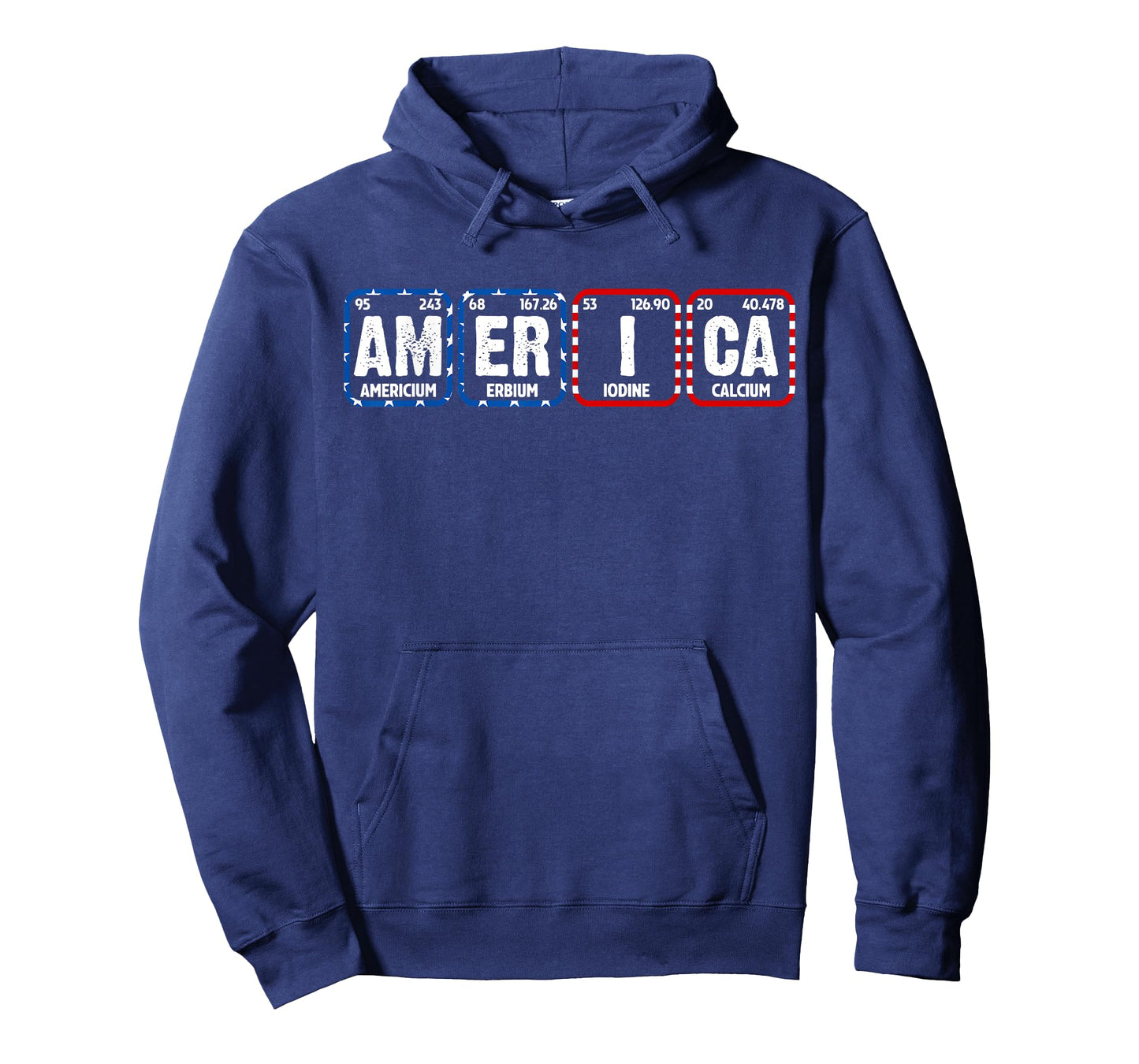 Patriotic USA Periodic Table America Chemistry Science T-Shirt
