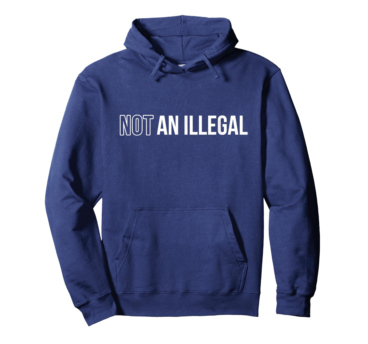 Not an Illegal Quote Conservative Black and White Text T-Shirt