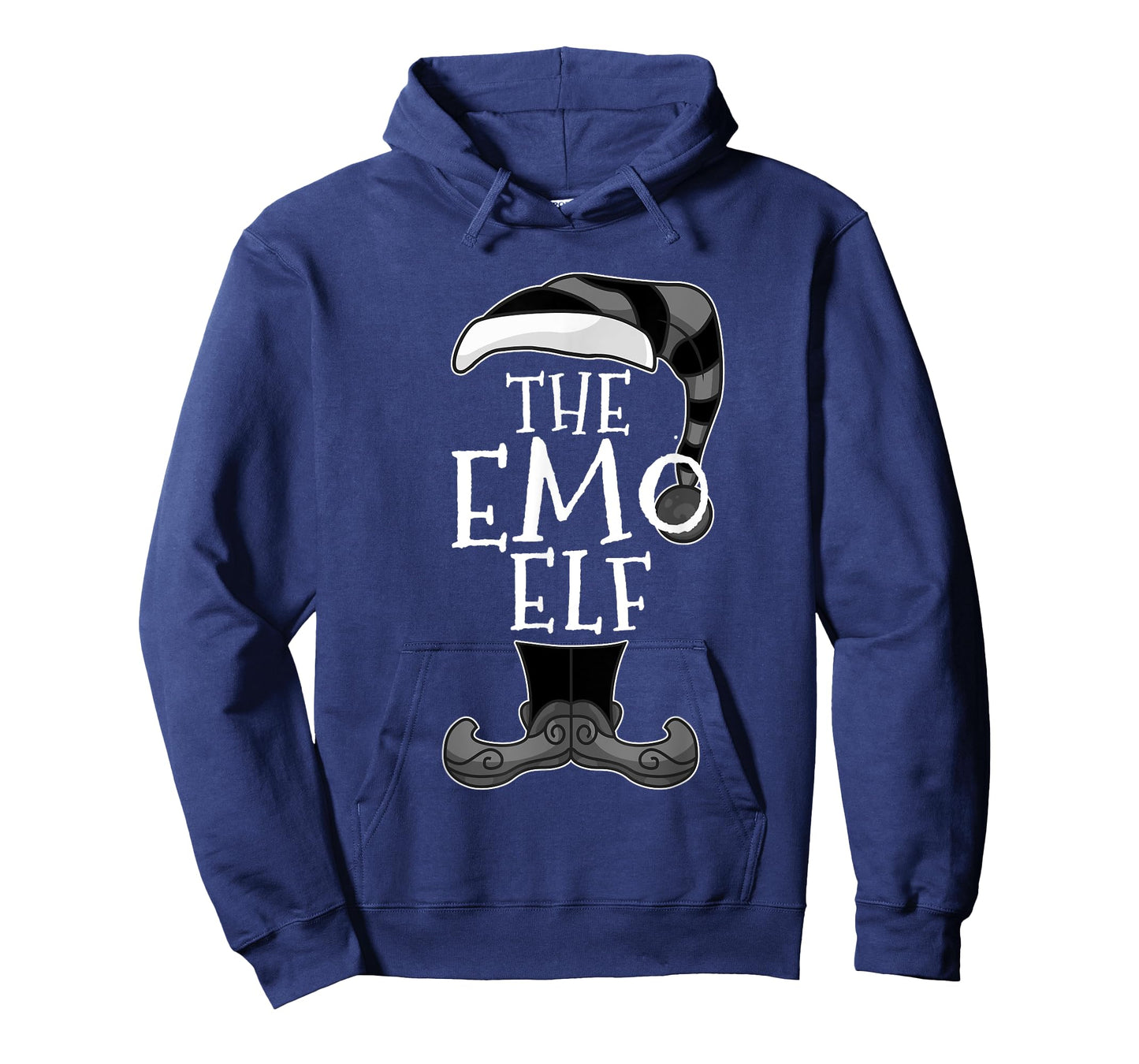 Emo Elf Matching Family Christmas Funny T-Shirt