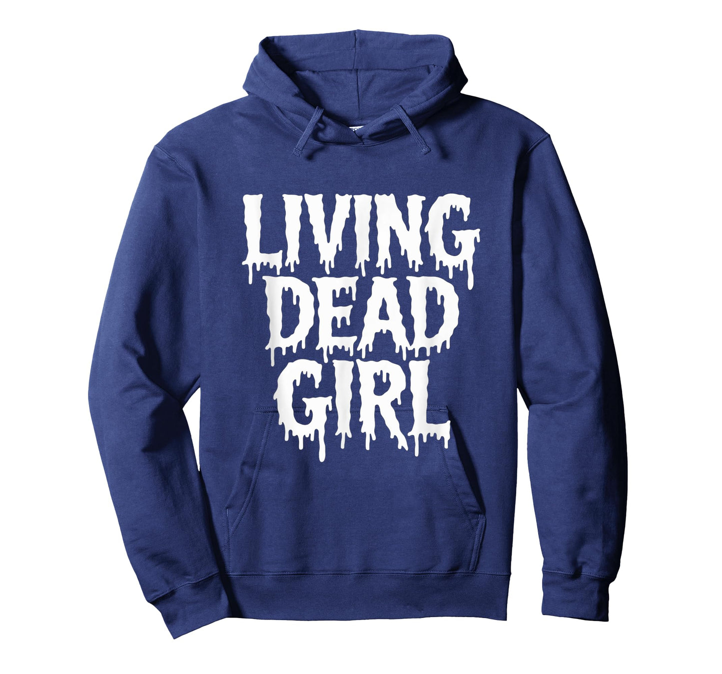 Dripping Blood Zombie Movie Living Dead Girl Halloween T-Shirt