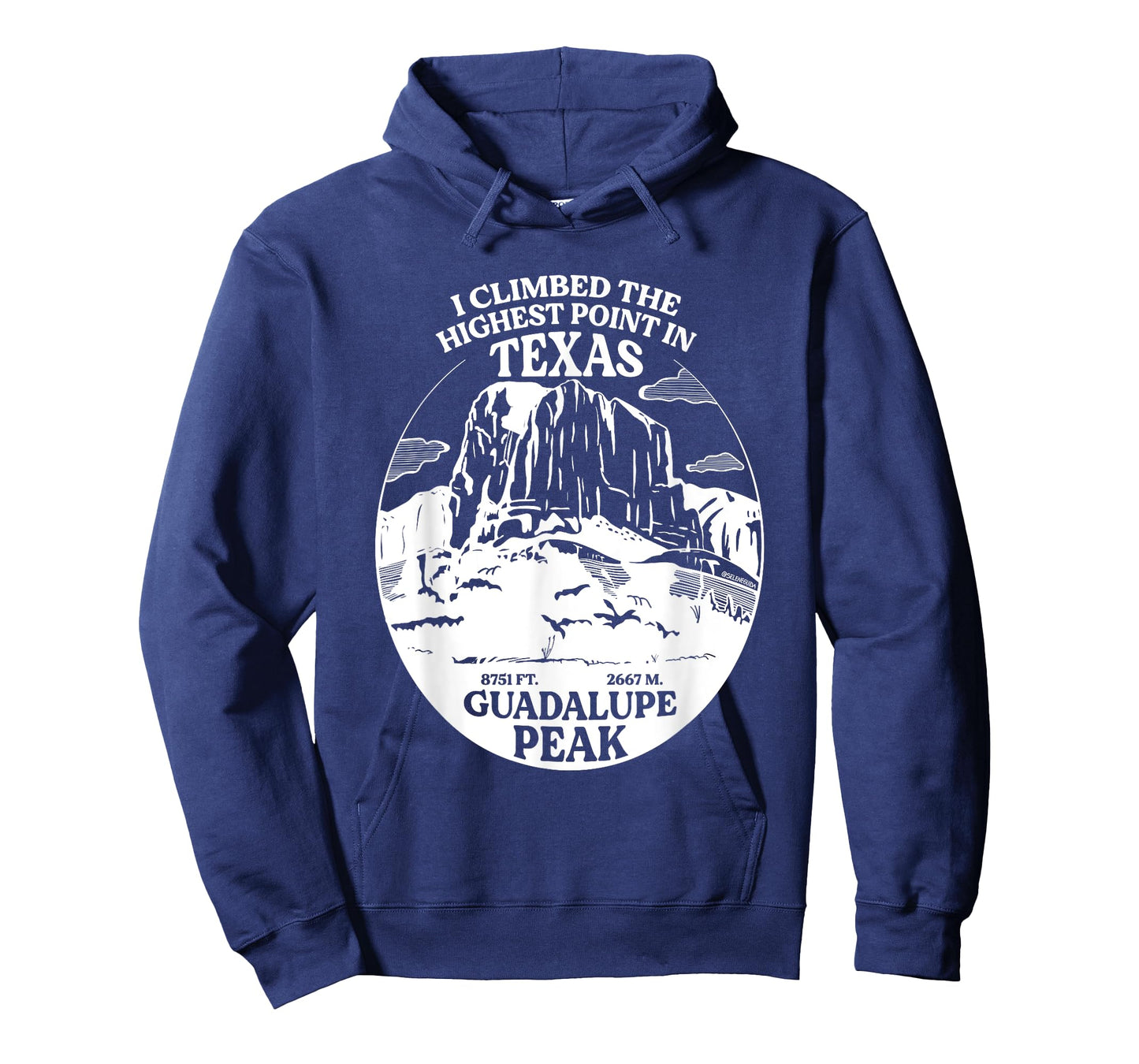 I Climbed Guadalupe Peak- The Highest Point In Texas T-Shirt