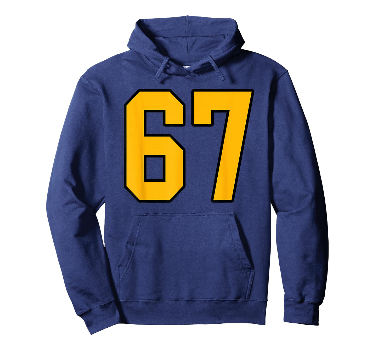 Gold and Black Sports Number 67 Jersey Uniform Player T-Shirt