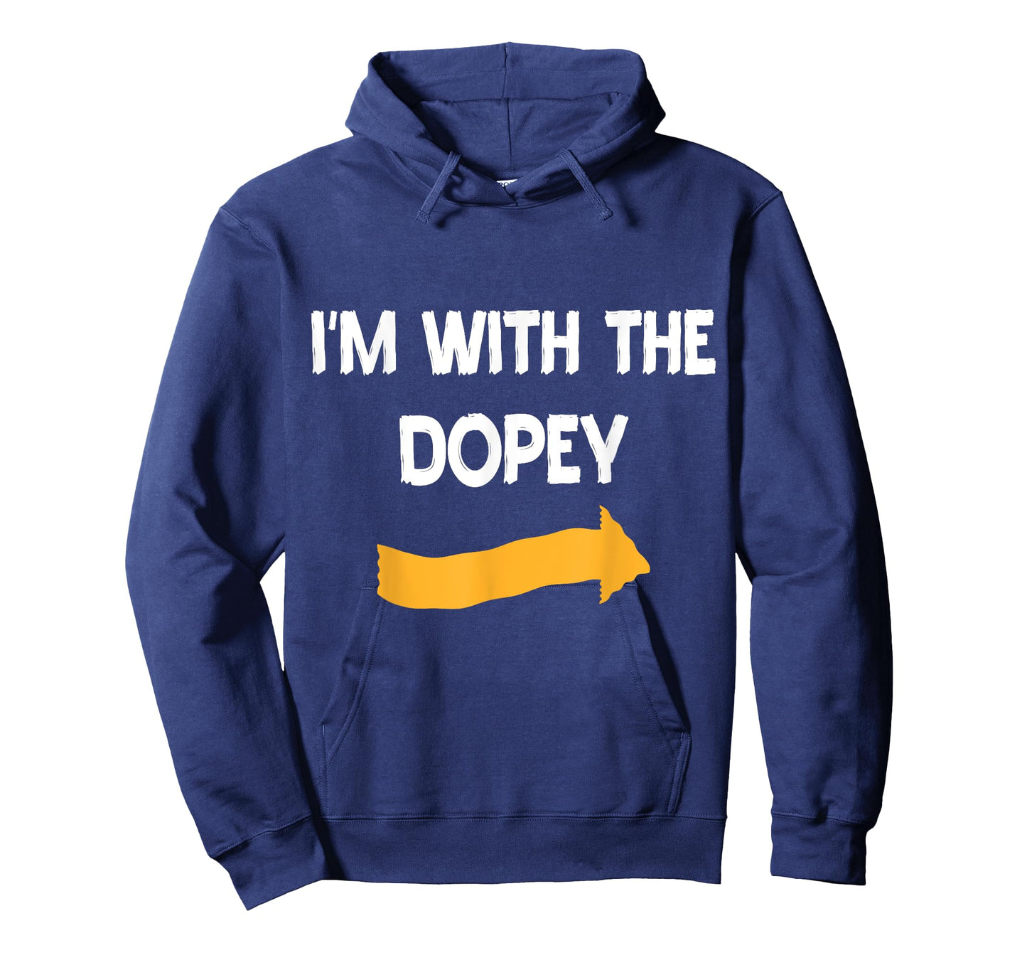 I'm With Dopey Halloween Costume Funny Couples Matching T-Shirt