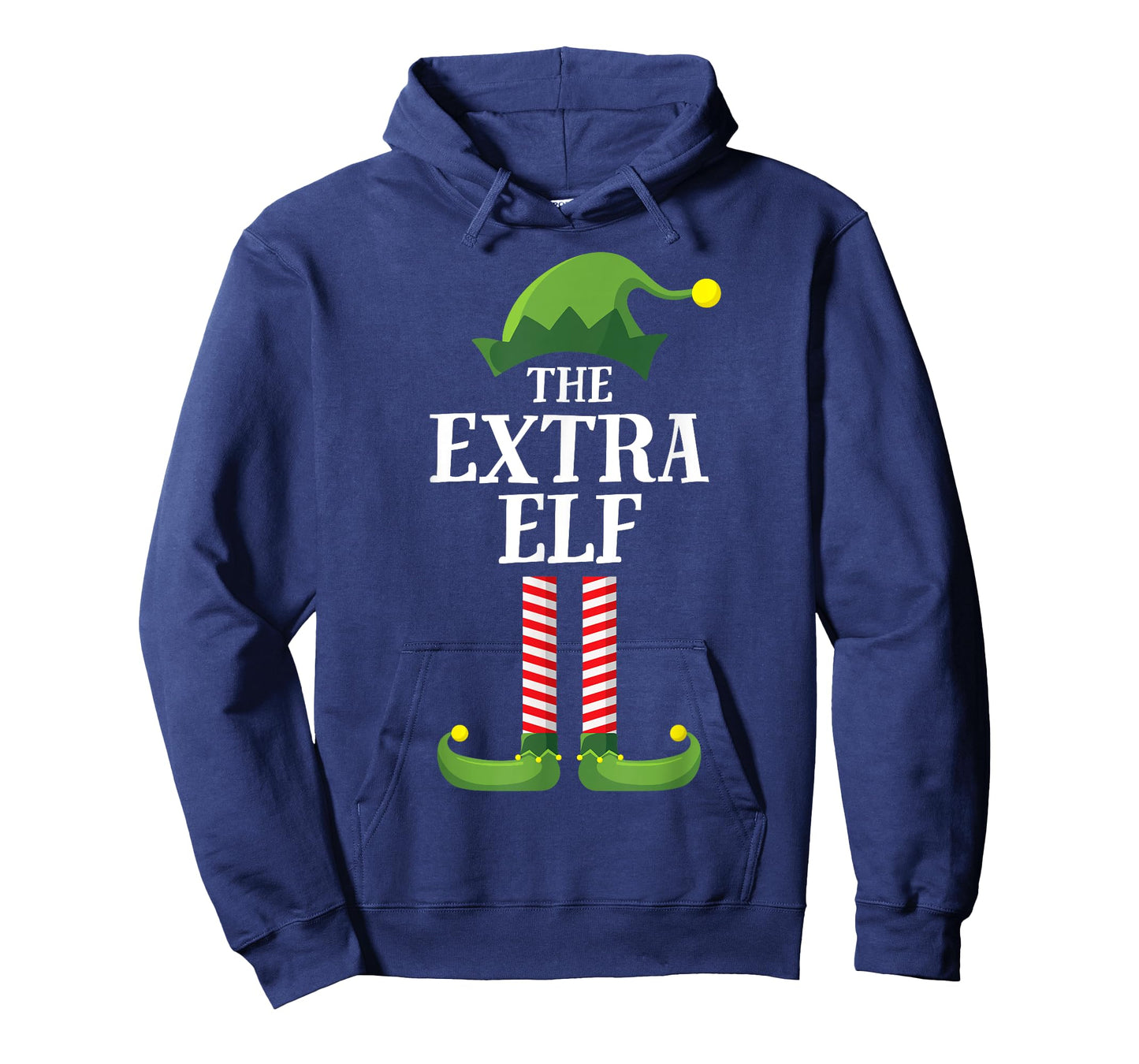 Extra Elf Matching Family Group Christmas Party Funny Elf T-Shirt
