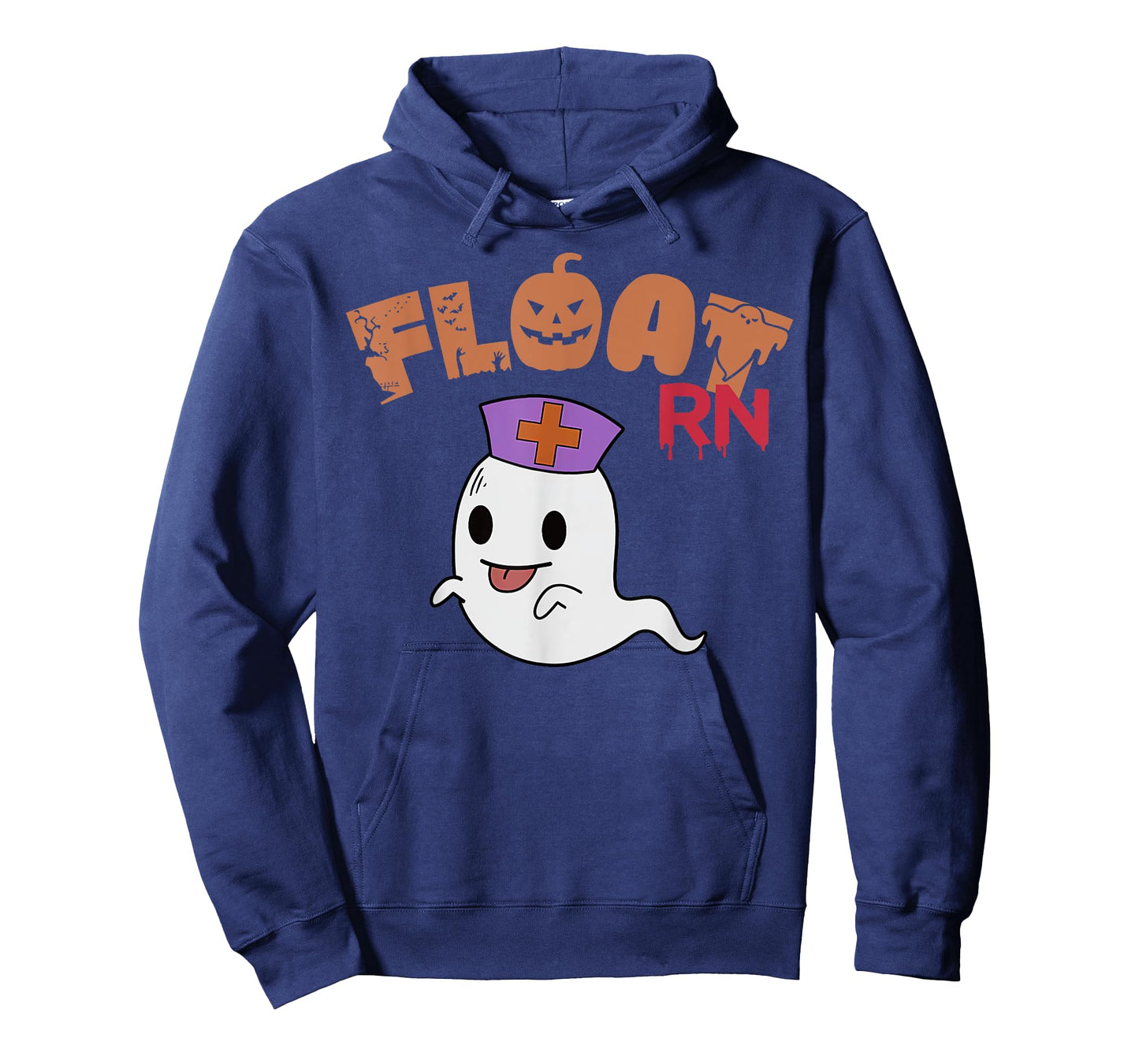 Float Nurse Ghost Boo Crew Halloween Nursing Float Pool RN T-Shirt