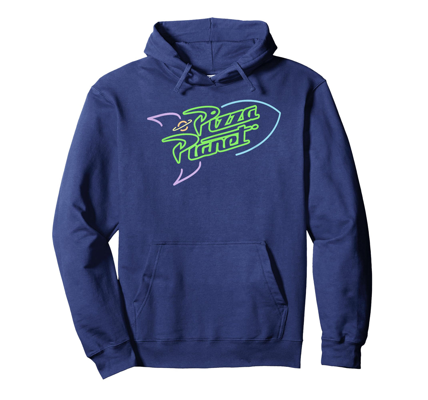 Disney Pixar Toy Story Pizza Planet Neon Spaceship Logo T-Shirt