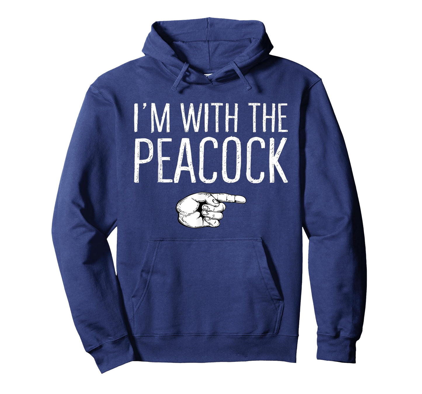 I'm With The Peacock Matching Costume Lazy Halloween Party T-Shirt