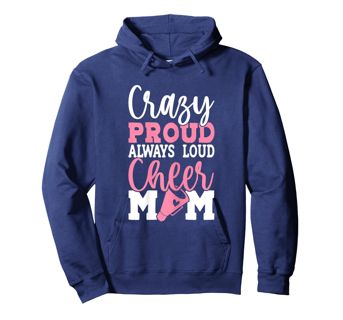 Womens Cheerleader Mama Mother Cheer Mom Loud & Proud Cheerleading T-Shirt